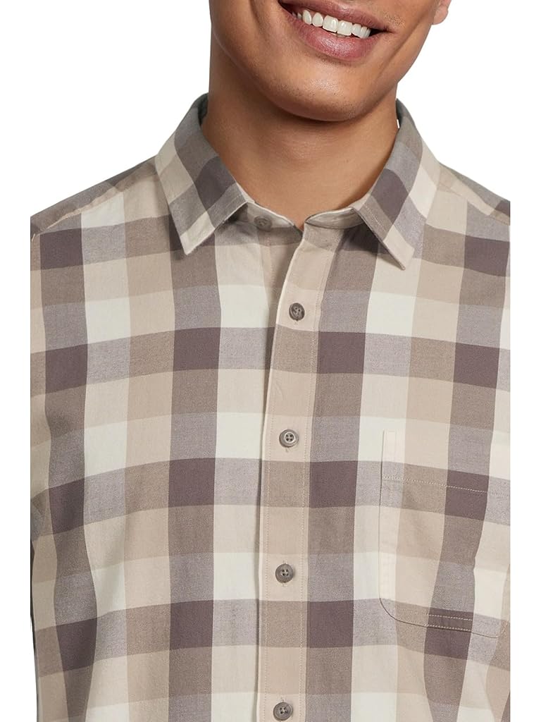 Brown UNTUCKit Long Sleeve Greenwald Flannel Shirt