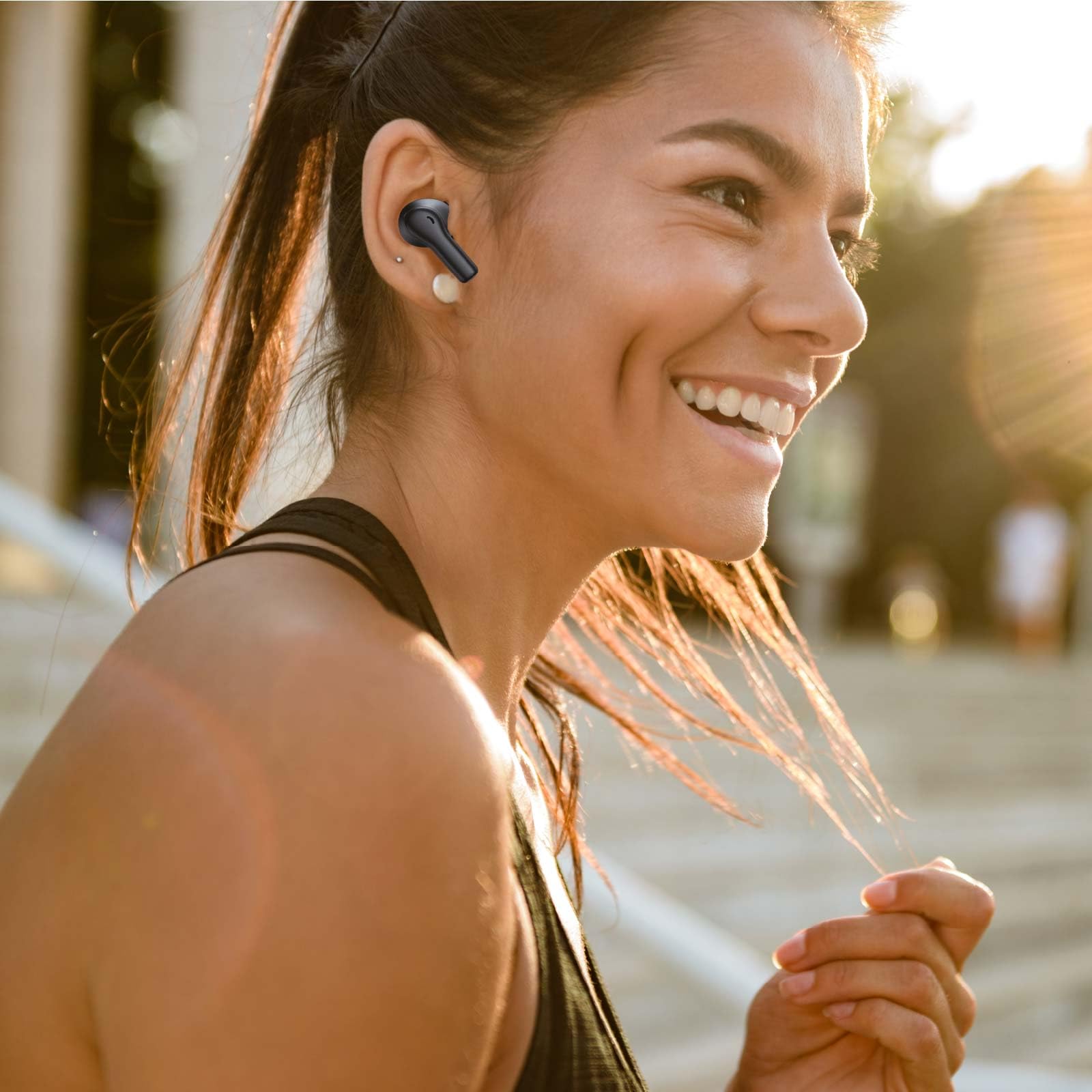 KYF Écouteurs sans Fil Bluetooth 5.4 – ANC Réduction de Bruit Active -45dB, Appels Clairs ENC -40dB, IPX4 Étanche, Son HiFi, Autonomie Longue, Contrôle Tactile – Compatibles iOS/Android