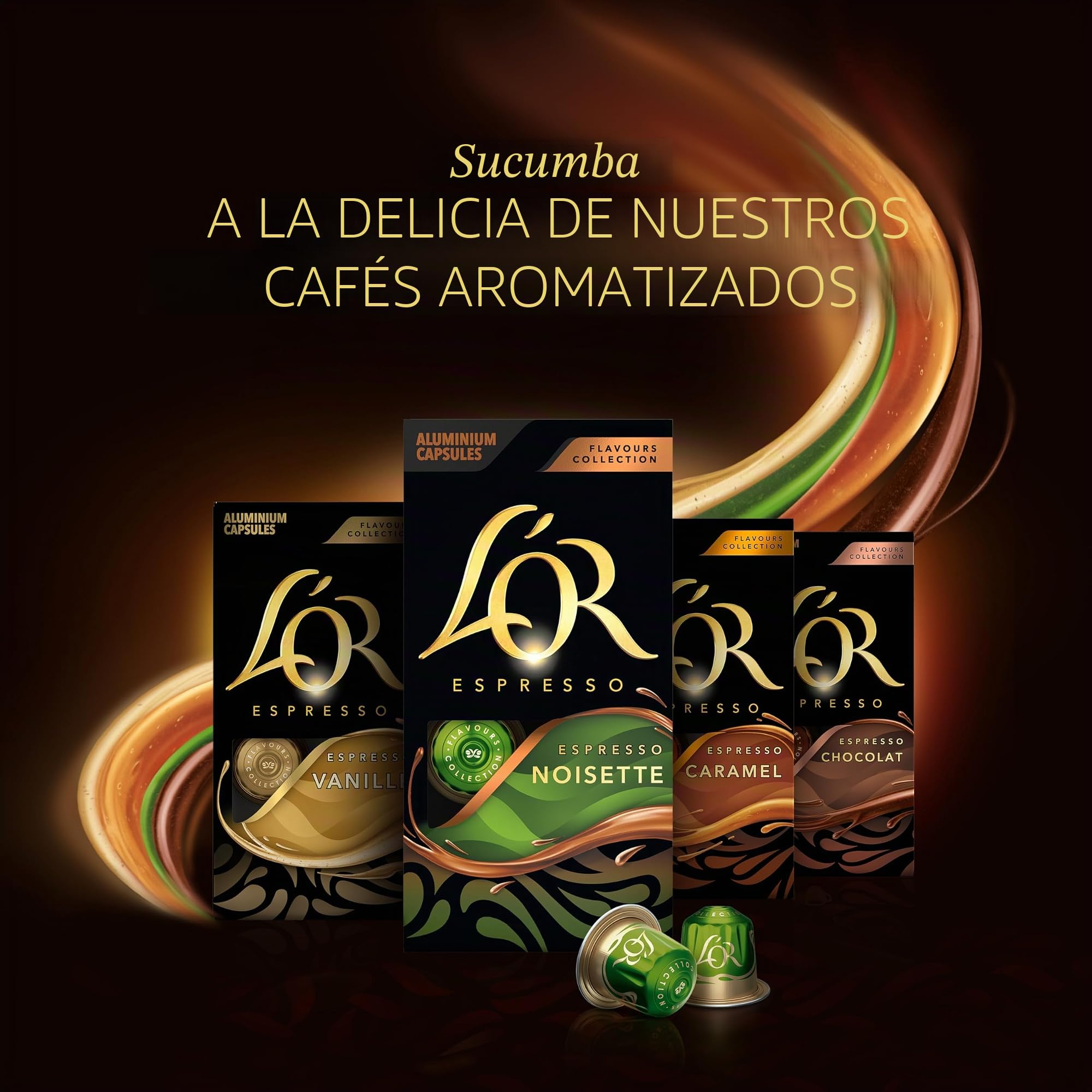 L'Or Espresso Café - 100 Ristretto Intensity 11 cápsulas - Compatible con Nespresso® * 10 paquetes de 10 cápsulas