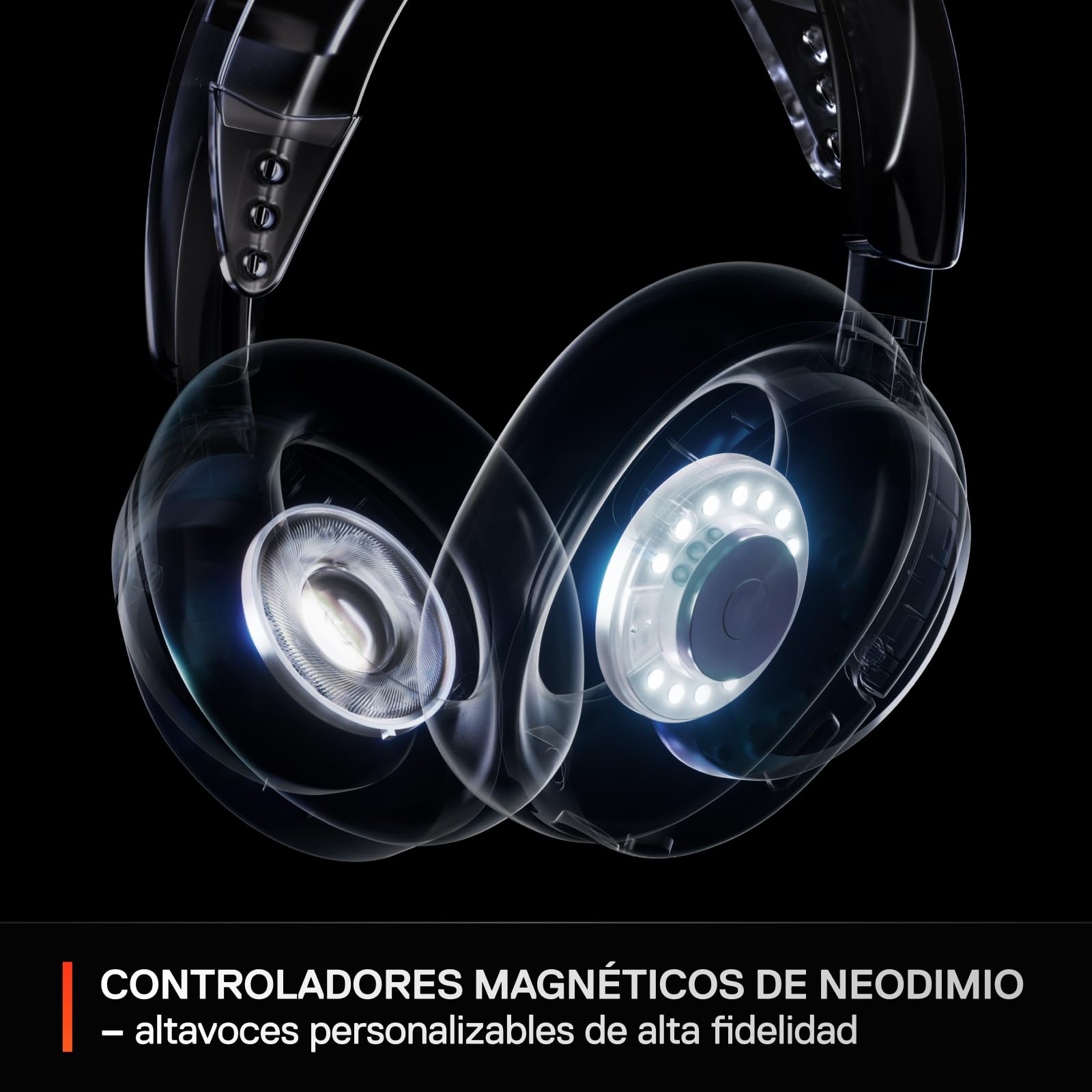 SteelSeries Arctis Nova 3P Wireless Auriculares Gaming multiplataforma - App - Batería 40h - Controladores magnéticos de neodimio - 2,4 GHz/Bluetooth - Micro extraíble - PS5, PS4, PC, Switch -Negro