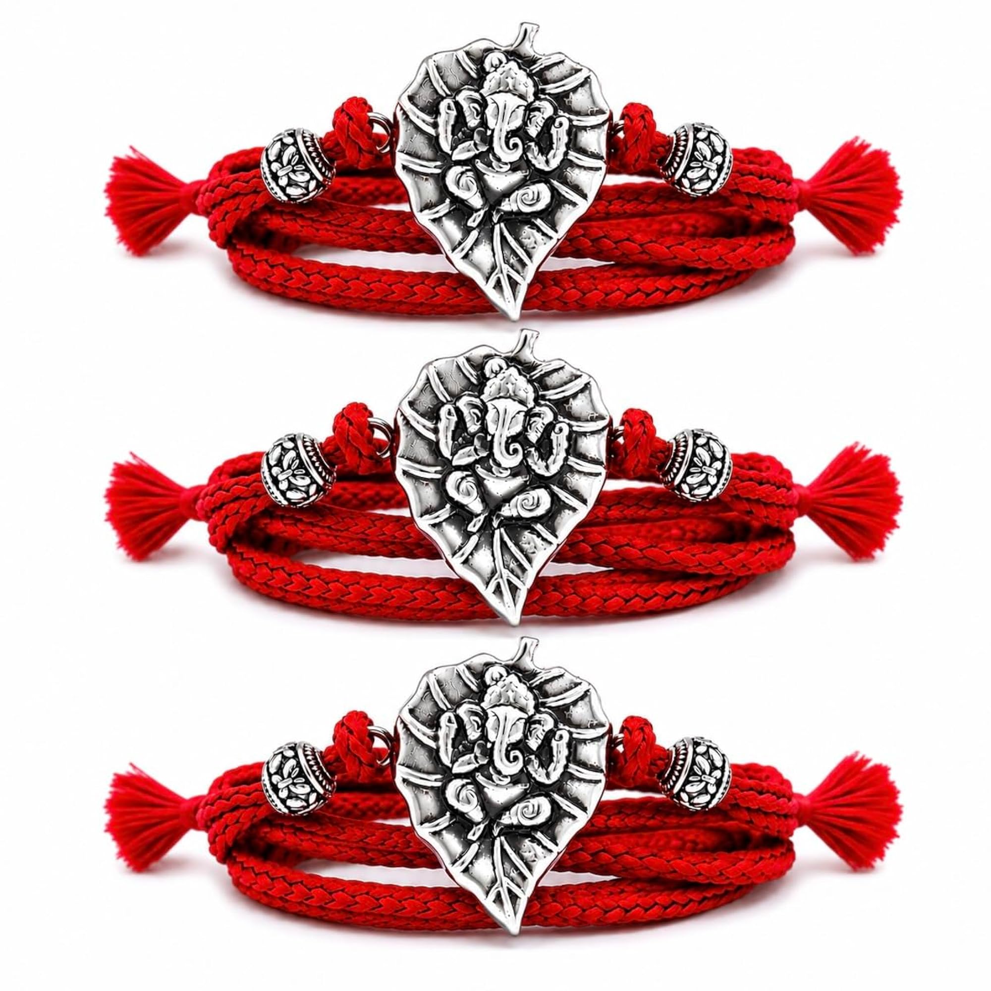 92.5% Pure Silver Rakhi for Brother with Certificate of Authenticity