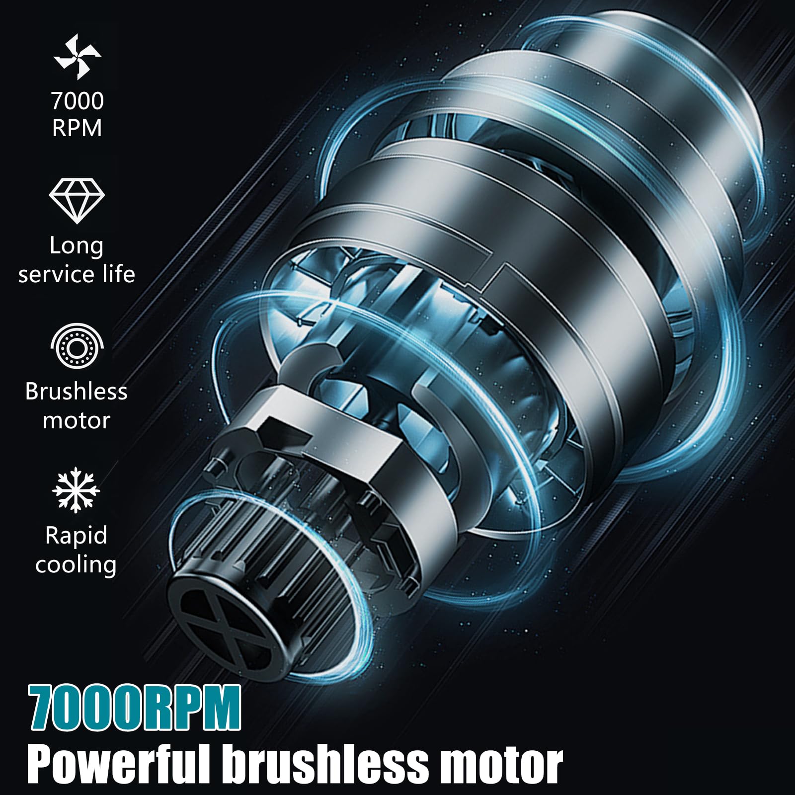 Smerigliatrice angolare senza fili per Makita 18 V, senza spazzole 1200 W, 125 mm, senza fili, flessibile con 3 velocità con 2 dischi abrasivi e 2 dischi da taglio per taglio, rettifica e lucidatura