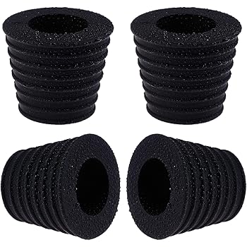 Amazon Com Locolo 4 Pack Umbrella Pole Wedge Fits 1 5 Inch Umbrella Umbrella Cone For Patio Table Hole Opening Base 1 9 To 2 6 Inch 4 Black Garden Outdoor
