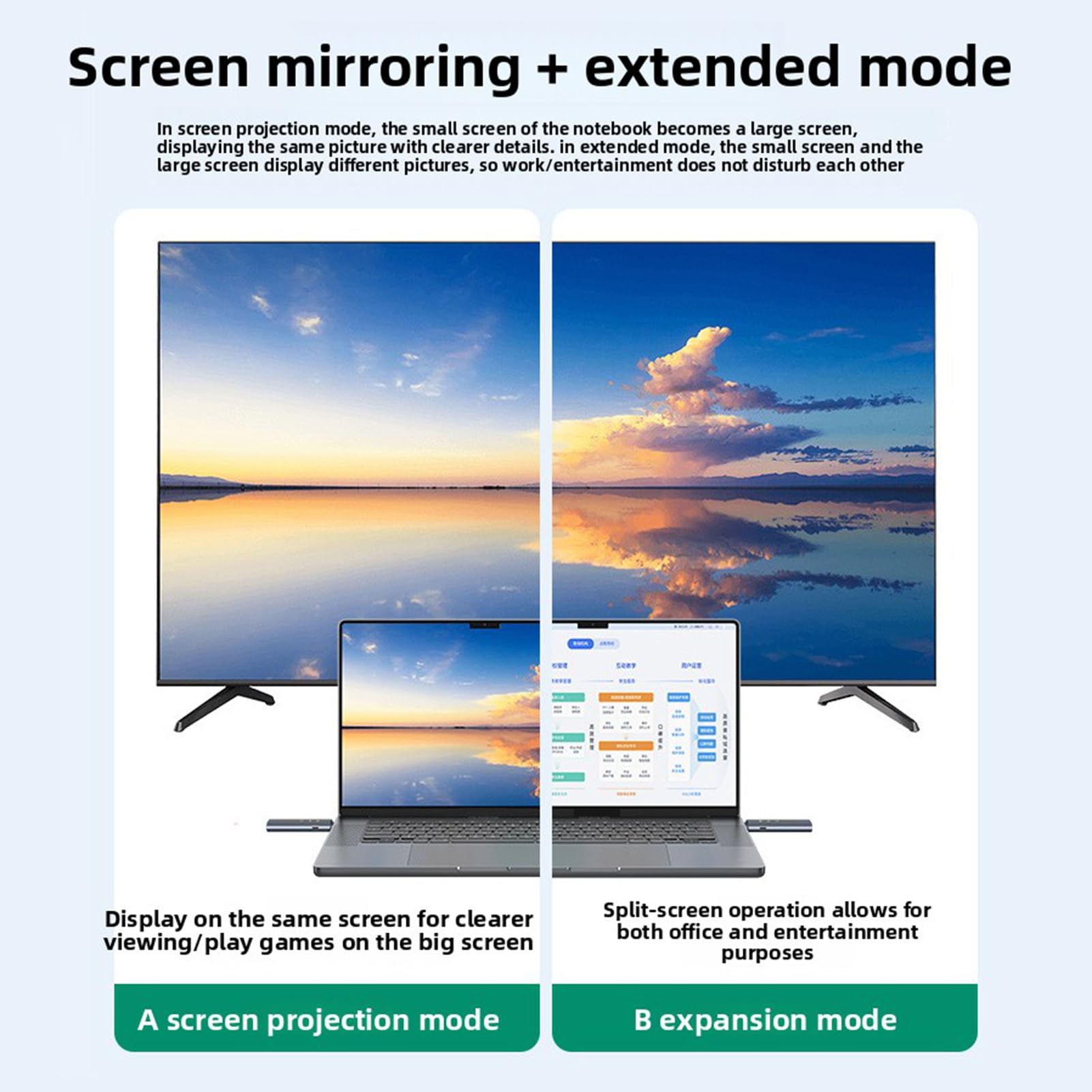 Bezprzewodowy Nadajnik-odbiornik HDMI, Dwuzakresowy Bezprzewodowy Zestaw Przedłużacza HDMI 2,4G 5G, Wyjście Wejściowe 1080P 60 Hz 4K, Plug & Play, Małe Opóźnienie