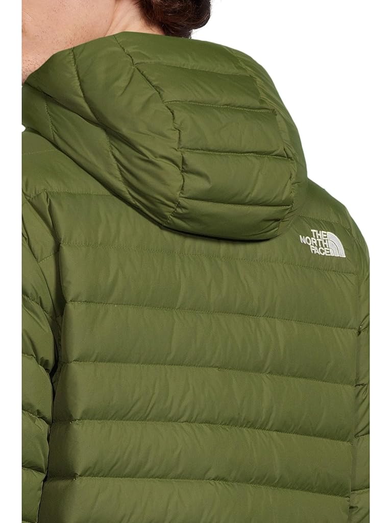 Green The North Face Classic Down Hooded Jacket