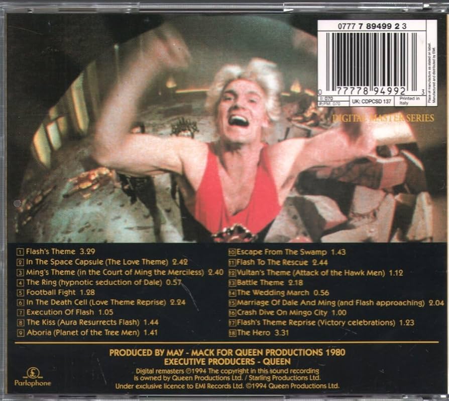 美盤：日本盤７インチ Queen クイーン　フラッシュ・ゴードンのテーマ クイーン / フラッシュ・ゴードン【紙ジャケット仕様】【CD