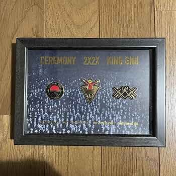 新品未開封 KingGnu 2X2X ceremony キーホルダー　ピンバッジ 2025年最新】KING gnu キーホルダー ceremonyの人気アイテム