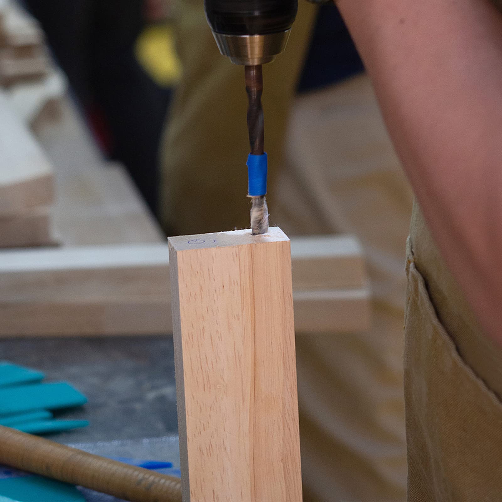 Tilo, Paquete De 5 Bloques De Madera Tallada De 2 "X 2" X 6