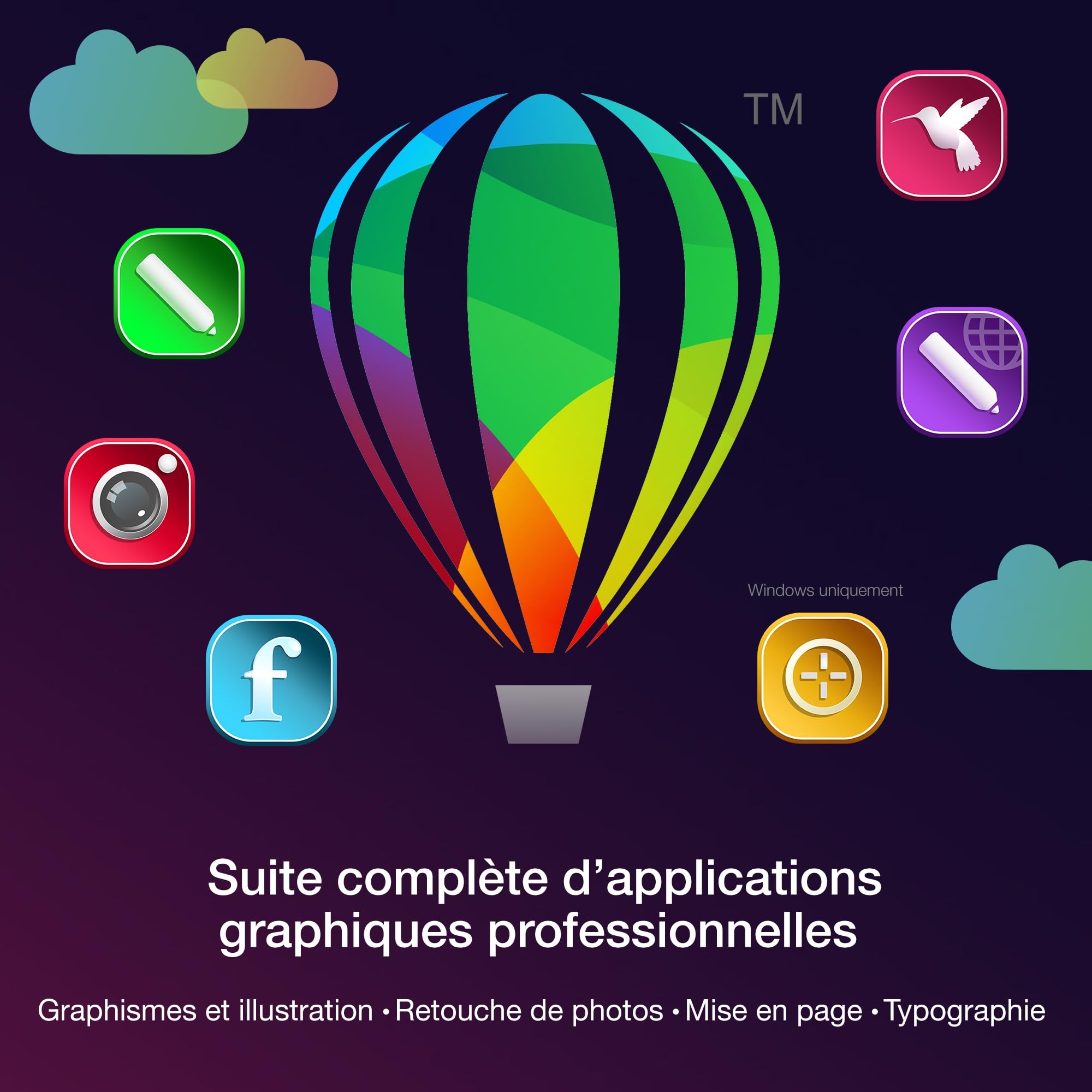 Corel CorelDRAW Graphics Suite 2026, 1 an, Téléchargement