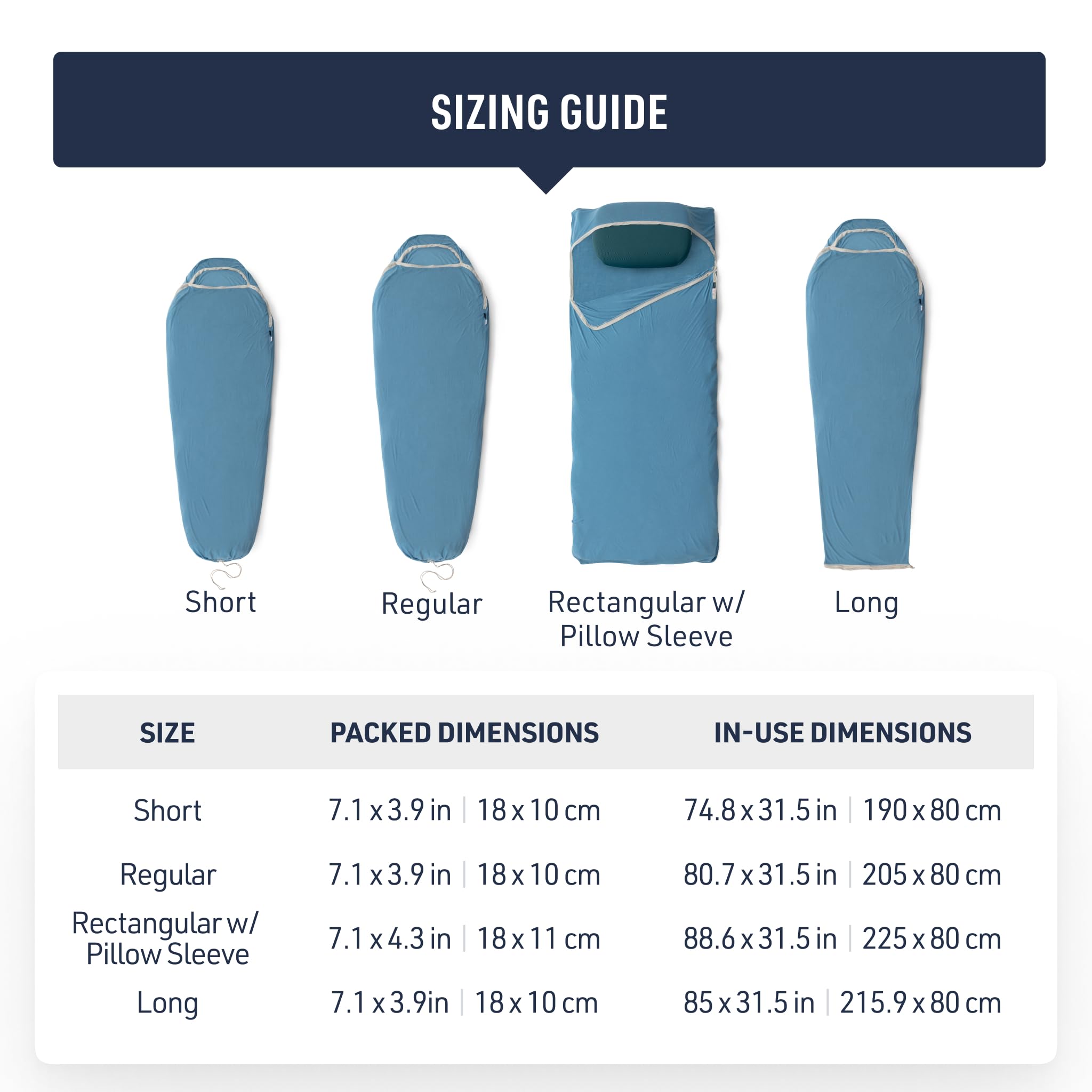 Sea to Summit Breeze Liner - Rettangolare w/Cuscino