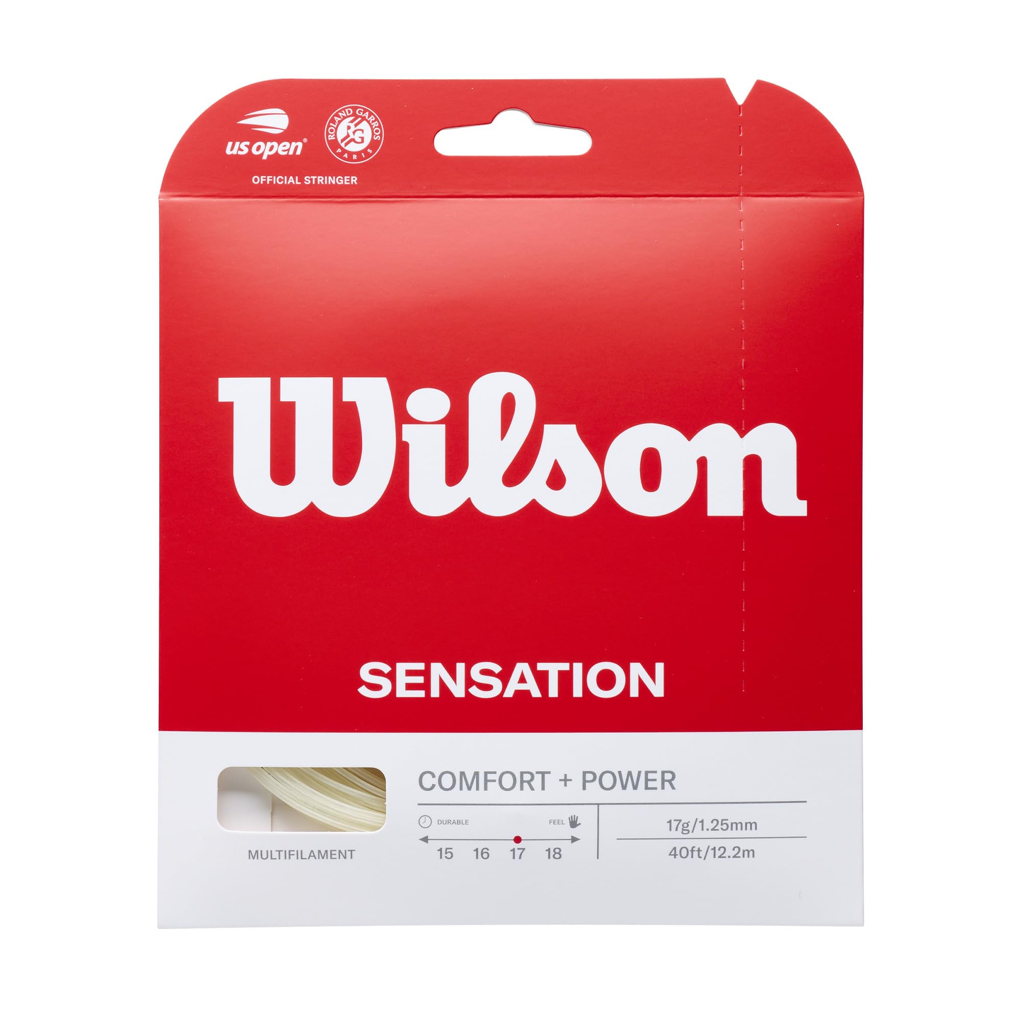Wilson Sensation String - Transparent/Natural