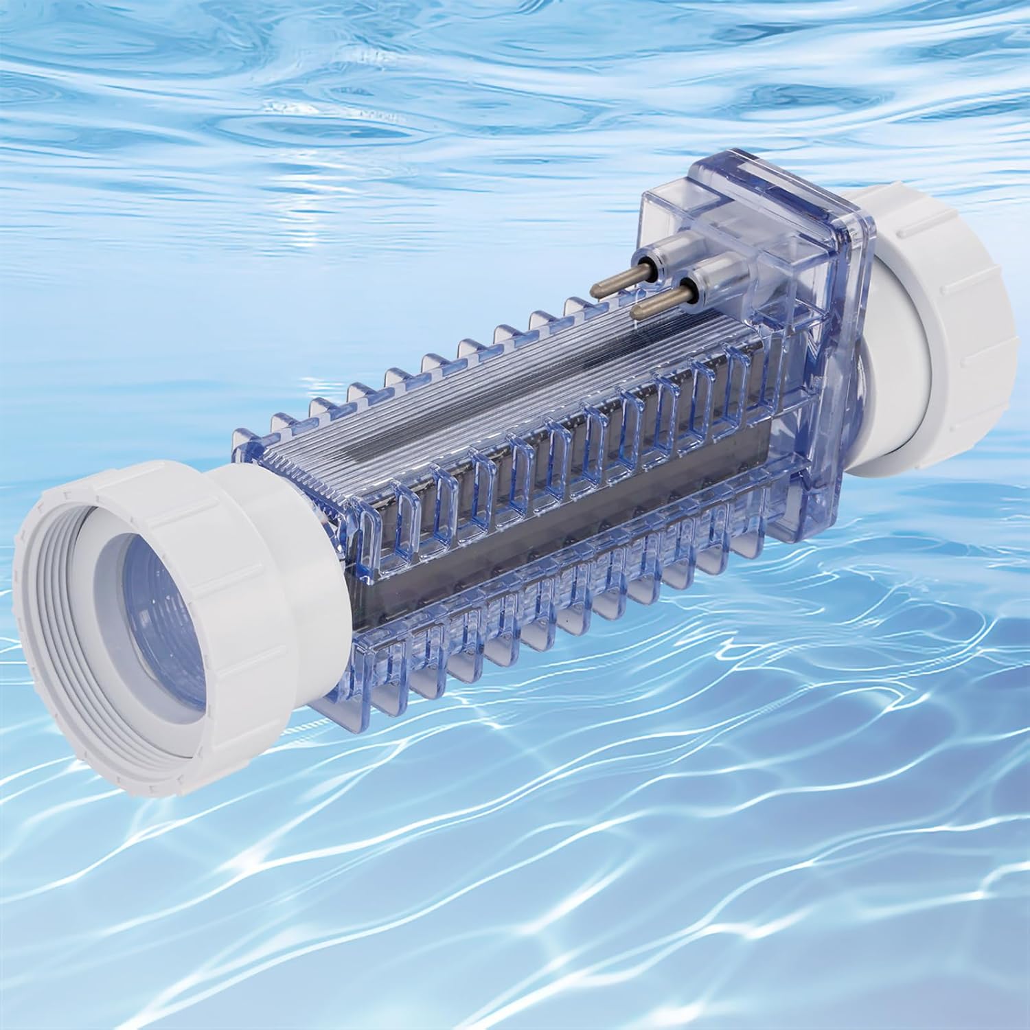 Salt Cell PPC1 Replacement for AutoPilot Pool Pilot Digital Salt Chlorine Generator Systems – Up to 28,000 Gallons, Replaces Formerly RC-35/22, RC-5, SC-36, AP-150 – with 5 Titanium Blades