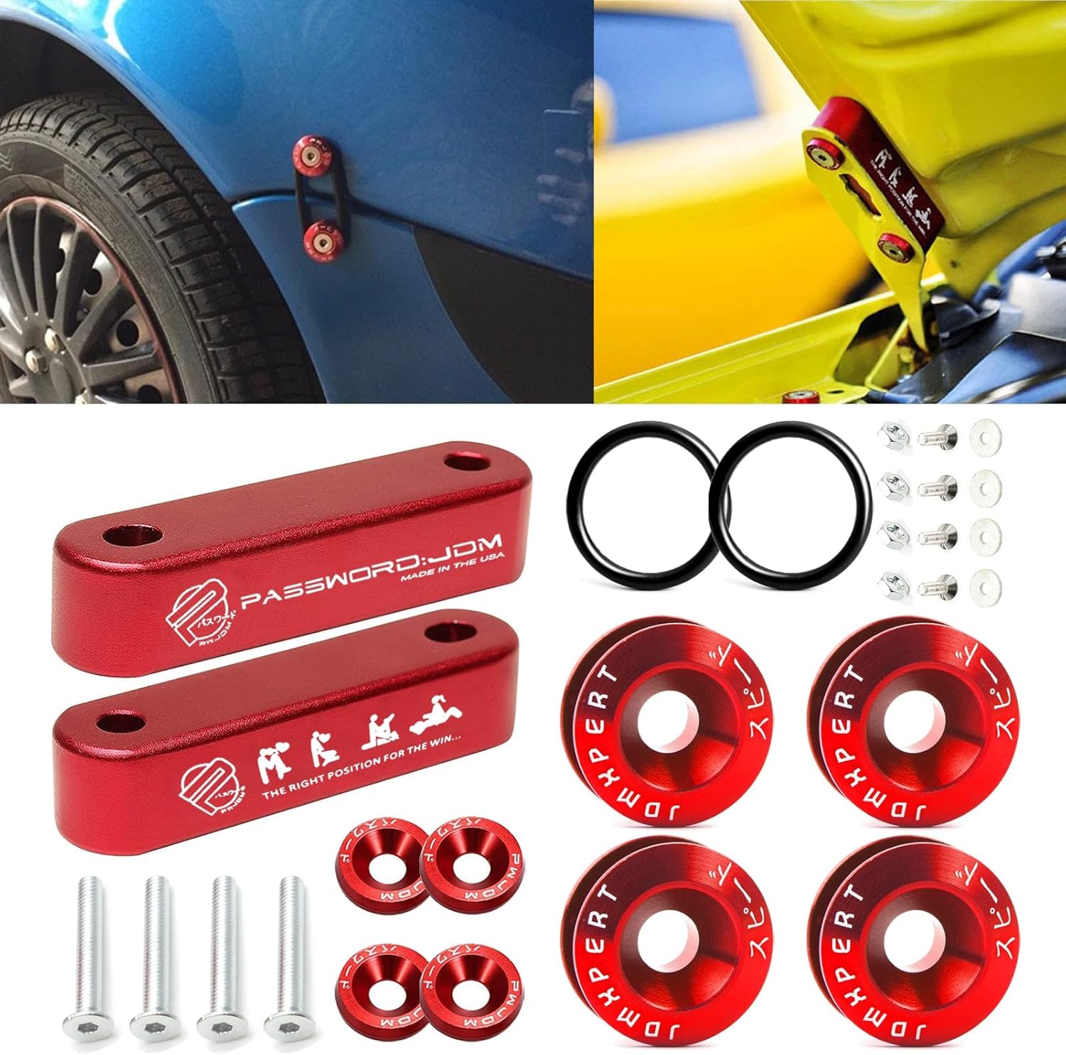 Xotic Tech JDM Hood Spacer Hood Riser 3/4" Replacement