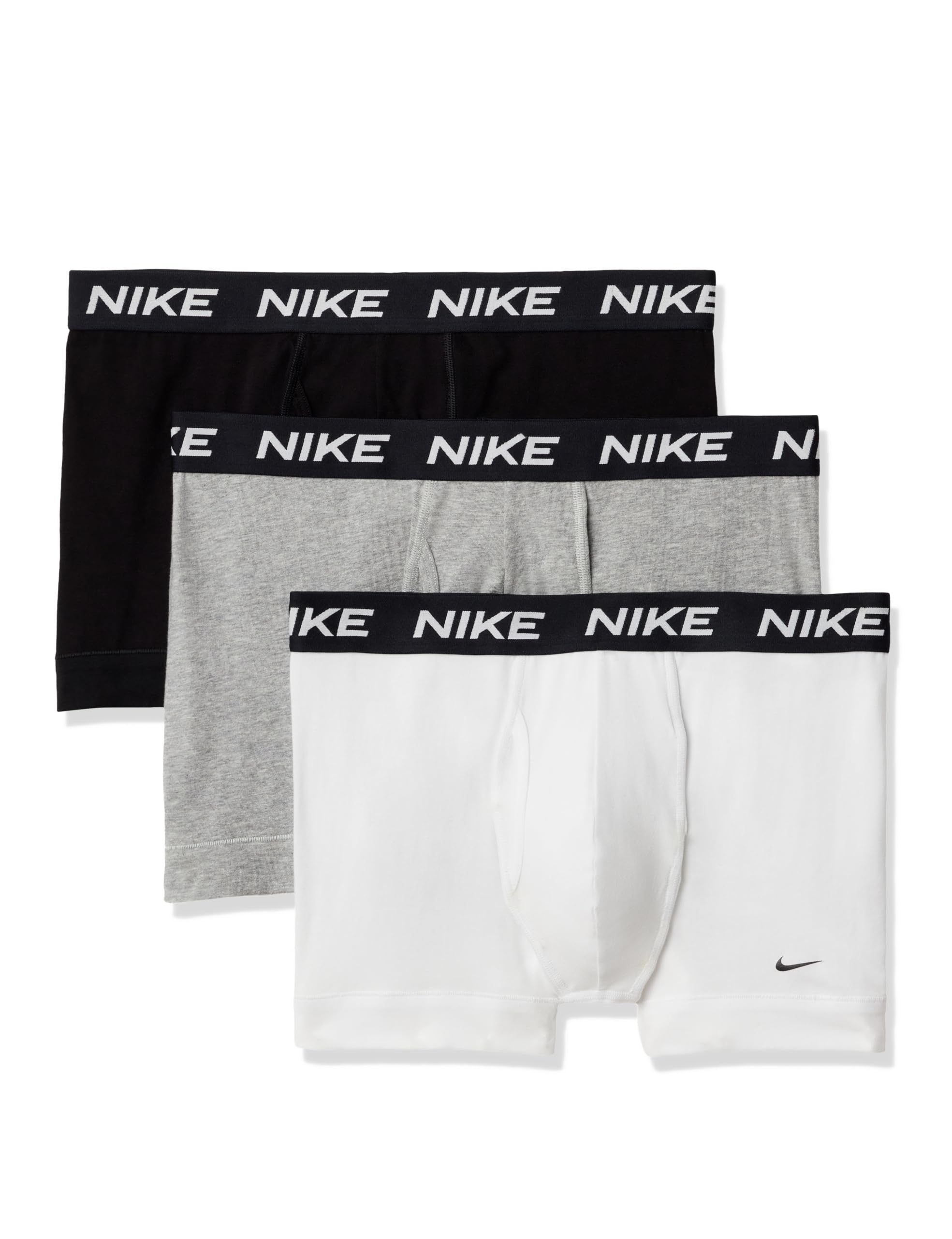 Nike Mens All Day Cotton Stretch Trunk W Fly Underwear 3-Pack