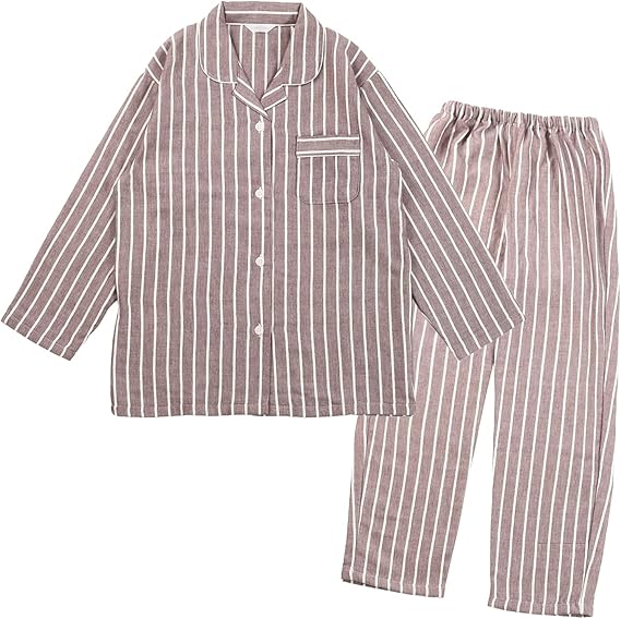 Amazon パジャマファミリー パジャマ 長袖 上下セット 綿100 3重ガーゼ起毛 日本製 レディース パジャマ ルームウェアセット 通販