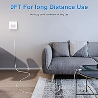 Vista 6 de C Charger Cable for Google Pixel 10 Pro XL Fold 9a 9 8 8a 7 7 Pro 7A 6 6 Pro 6A 5A 5 4A 3A 2 XL 2Pack Samsung Fast Charging Cord 9ft USB C to USB C