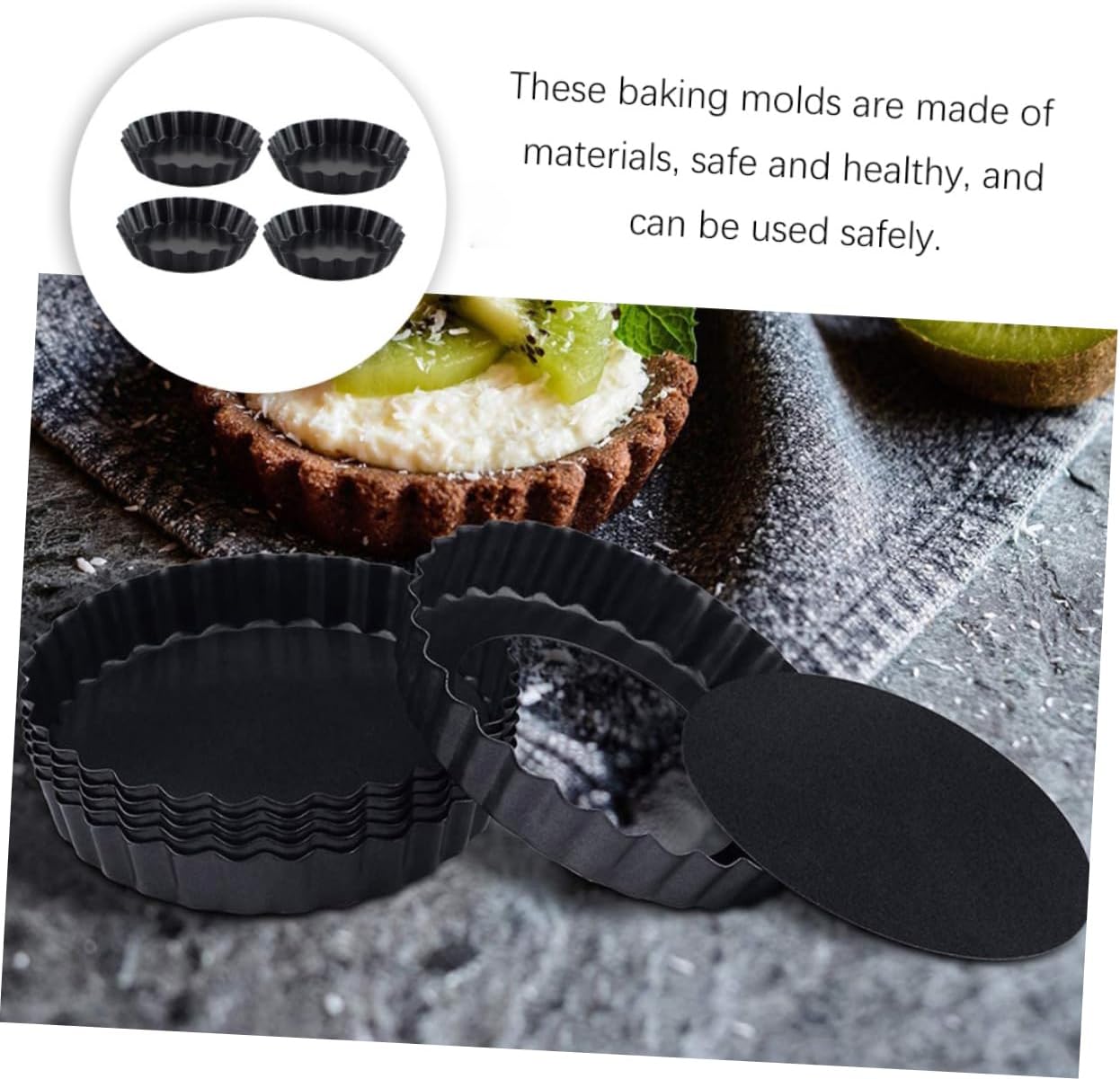 6pcs Diy Cake Supply Environmentally Friendly Materials Cake Molds Safe to Use