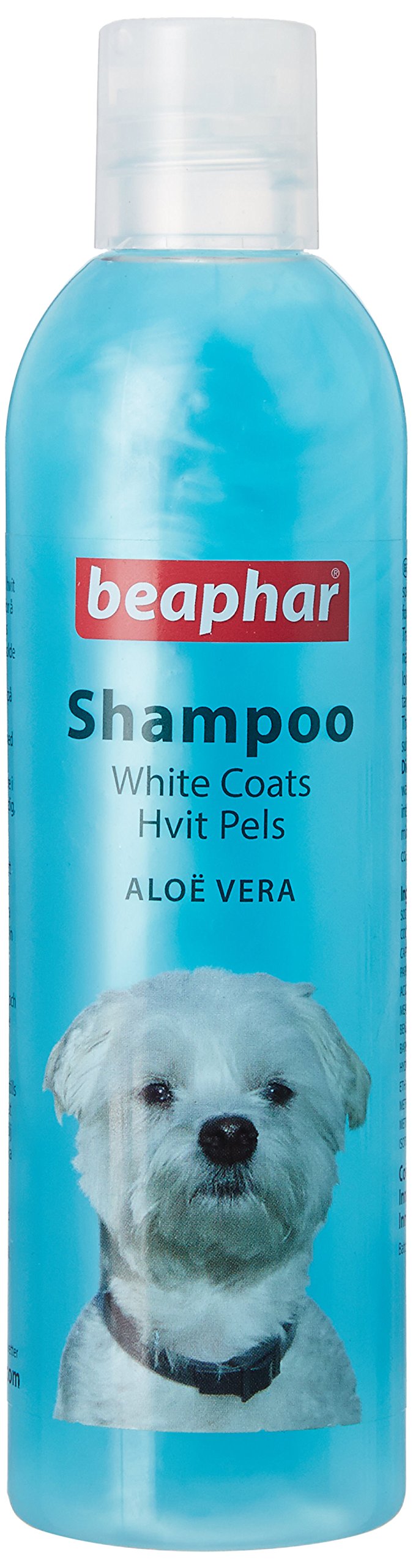 Beaphar White Dog Shampoo with Green Tea Extract, Aloe Vera | Soft & Glossy Coat | Herbal Shampoo for White Dog - 250 ml (B00LBZYQYY) Amazon Price History, Amazon Price Tracker