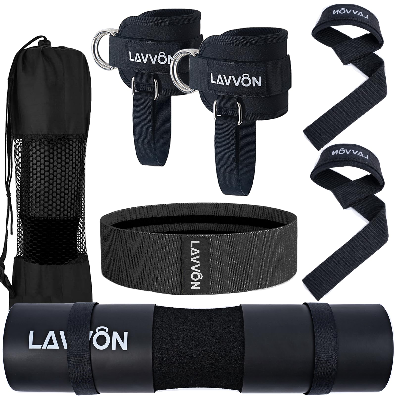 LAVVON Barbell Pad Set