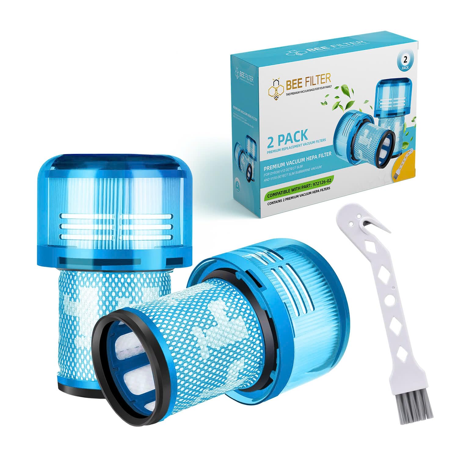 Amazon.com - Dyson V12 Filter, 2-Pack Premium True HEPA