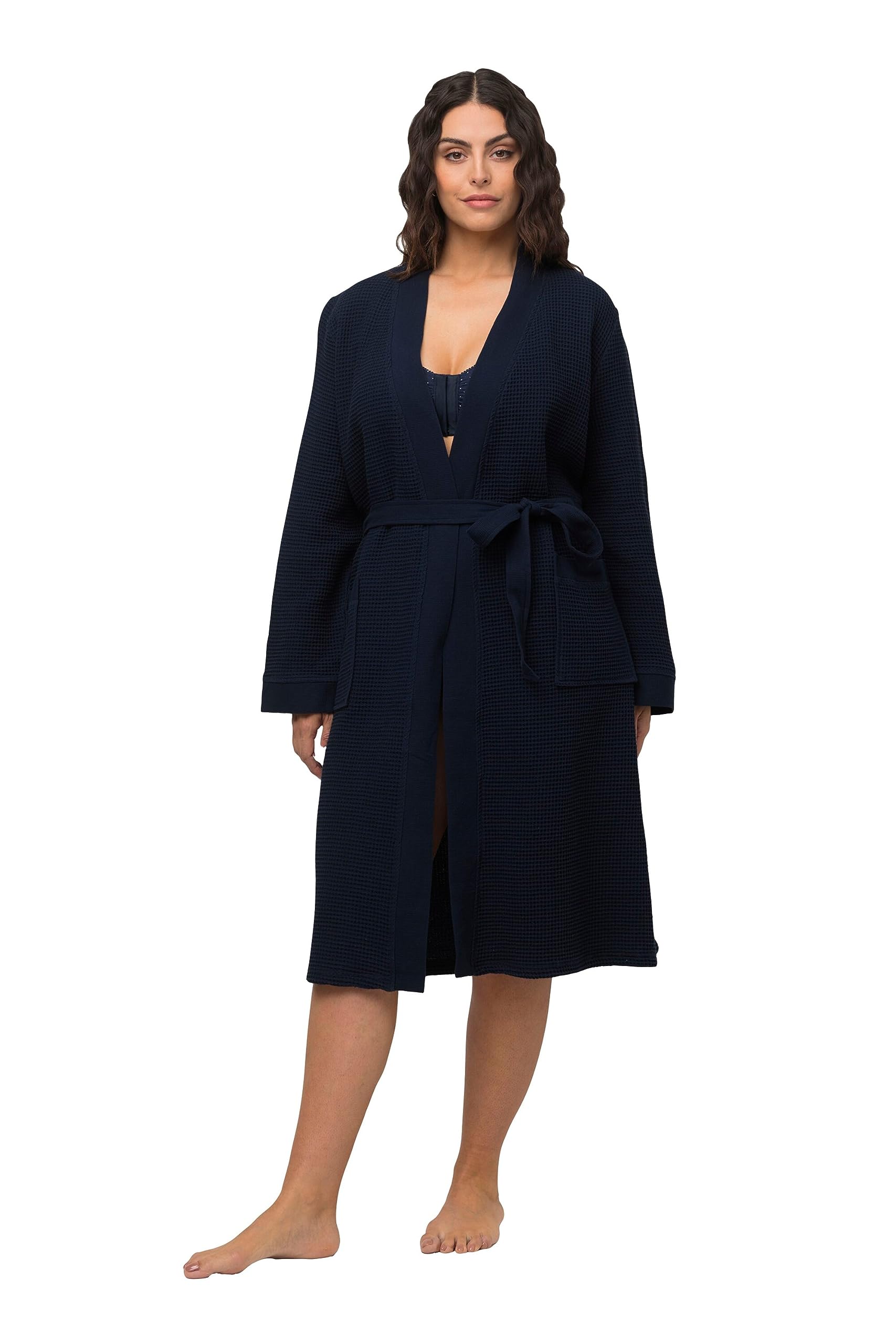 Ulla Popken Bademantel Robe de Chambre Femme