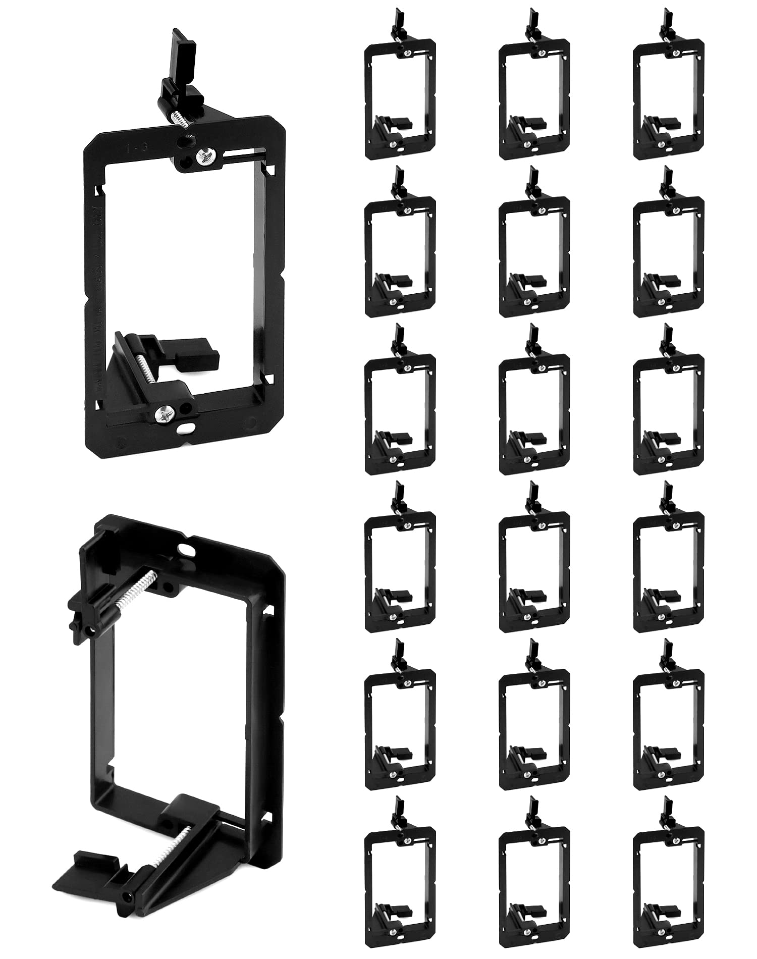 QWORK Low Voltage Mounting Brackets - 20 Pack -7