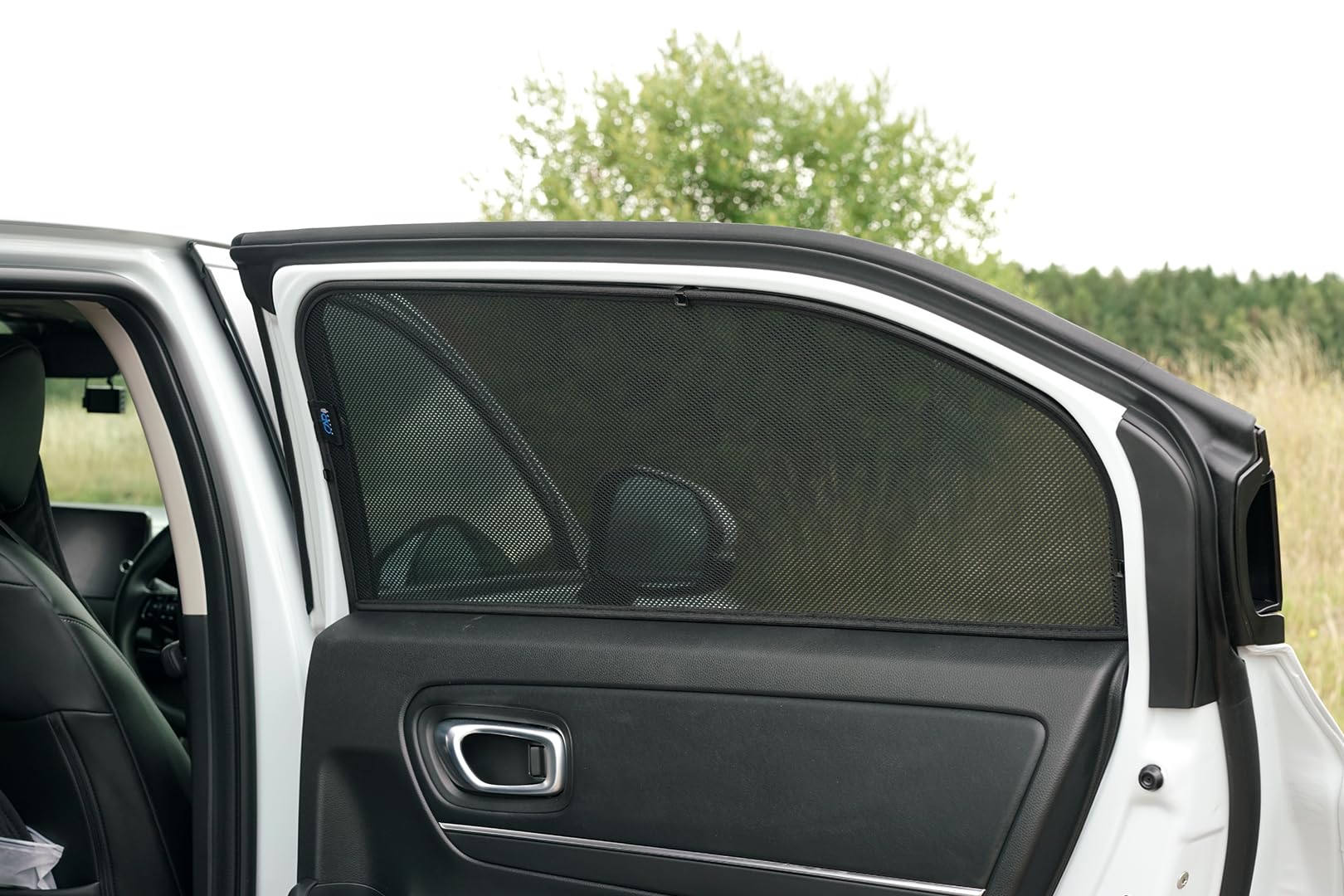 Set de Car Shades (Portes arrières) Compatible avec Honda HR-V (RV) 2021- (2-pièces) Pare-Soleil sur Mesure pour Voiture