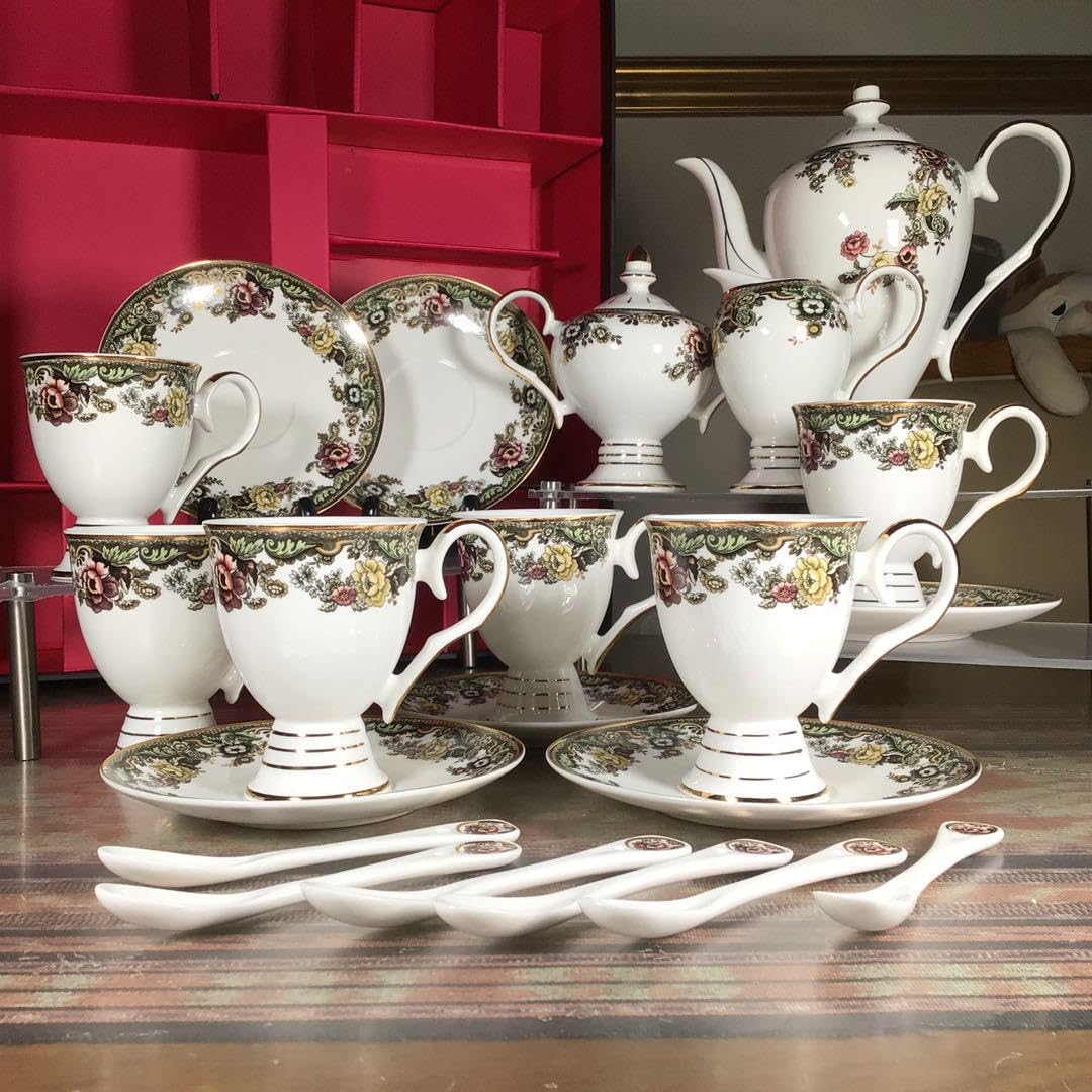 未使用 ベンジャロン焼 茶器 ティーセット カップ 小物入れ ポット タイ 高級 未使用 ベンジャロン焼 茶器 ティーセット カップ 小物入れ