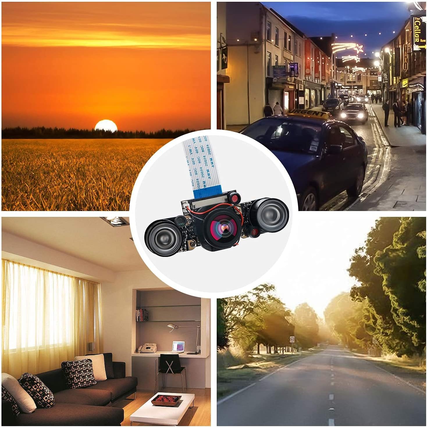 Hottest Sales MakerFocus Raspberry Pi4 Camera IR, Raspberry Pi4 Camera Night Vision Fisheye Camera 5mp OV5647 IR-CUT Automatically Switching between Day-Vision and Night-Vision Compatible with Raspberry Pi3B+/3B/2B 50% Off Discount MakerFocus Raspberry Pi4 Camera IR, Raspberry Pi4 Camera Night Vision Fisheye Camera 5mp OV5647 IR-CUT Automatically Switching between Day-Vision and Night-Vision Compatible with Raspberry Pi3B+/3B/2B