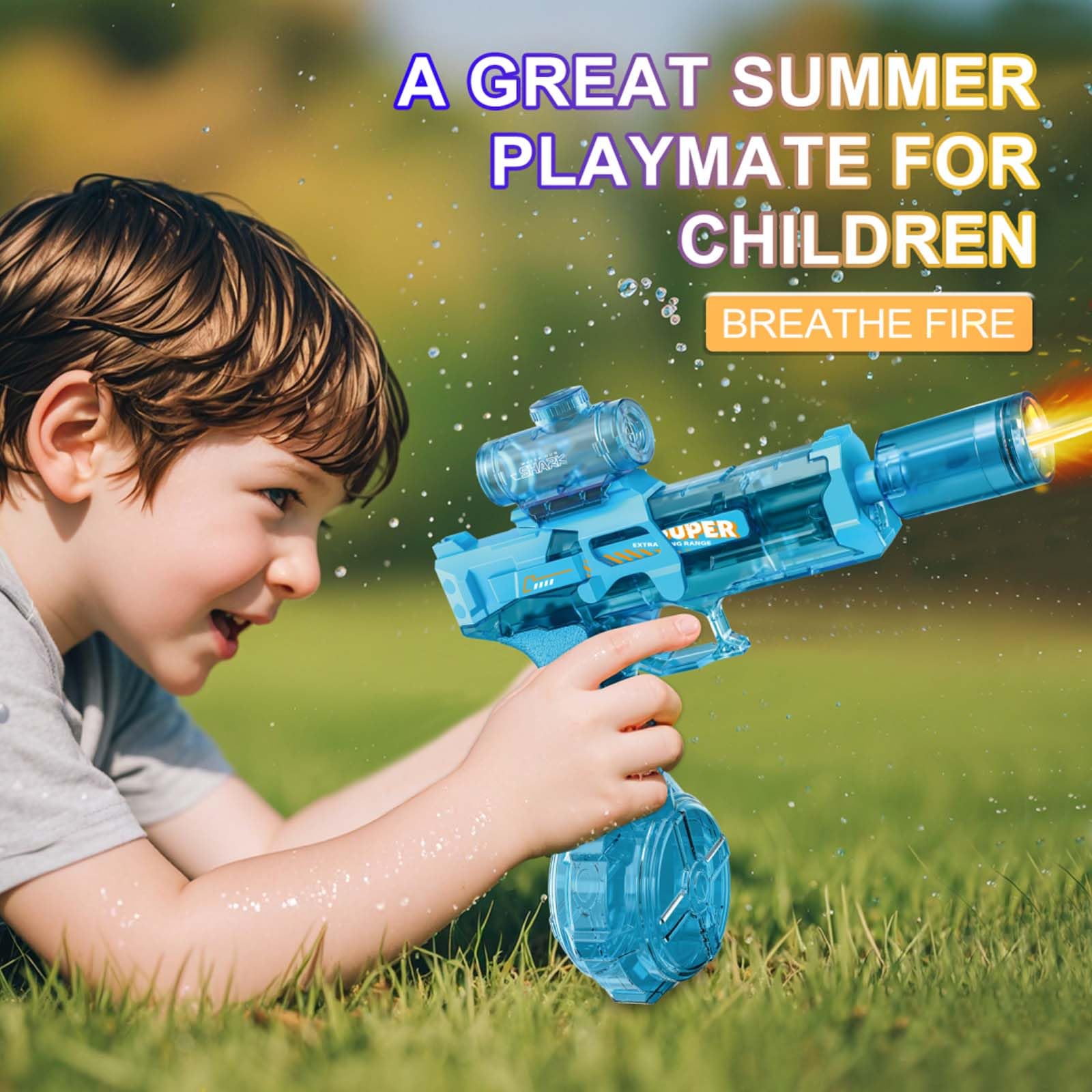New Electric Water Guns for Adults Kids Automatic Water Gun With LED Lights, Ultra-Long Range, Ultra-Long Standby - Image 3