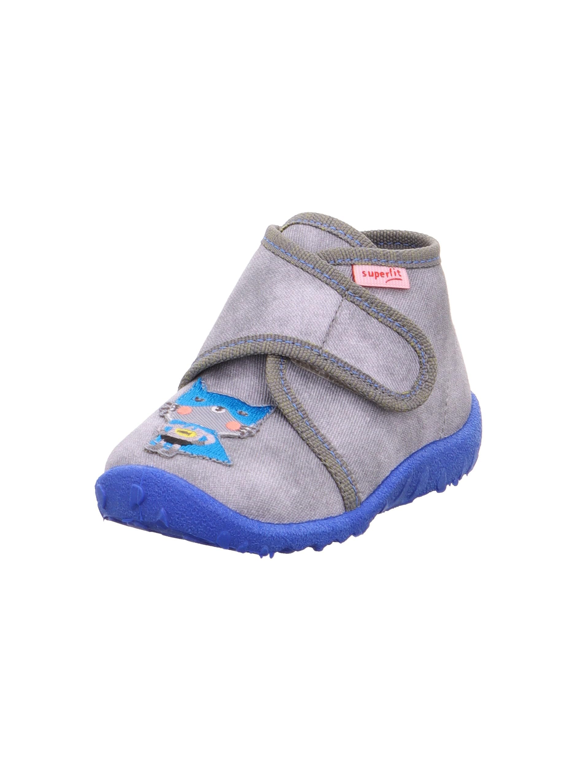 Superfit Spotty Baby Girls House Slippers, Grey Grey 2000, 21 EU