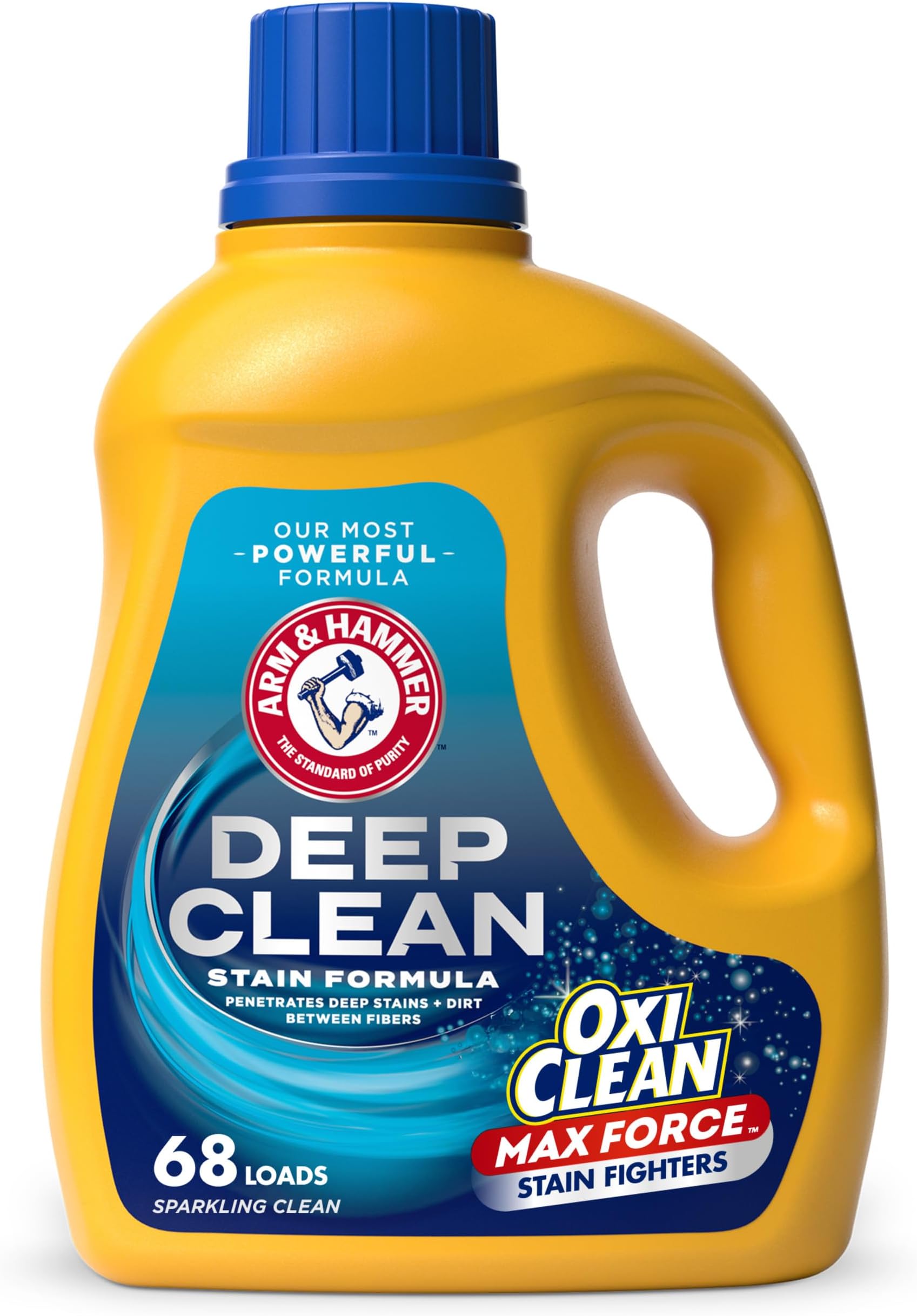 Deep Clean Stain Formula, Liquid Laundry Detergent, 102 fl oz, 68 Loads