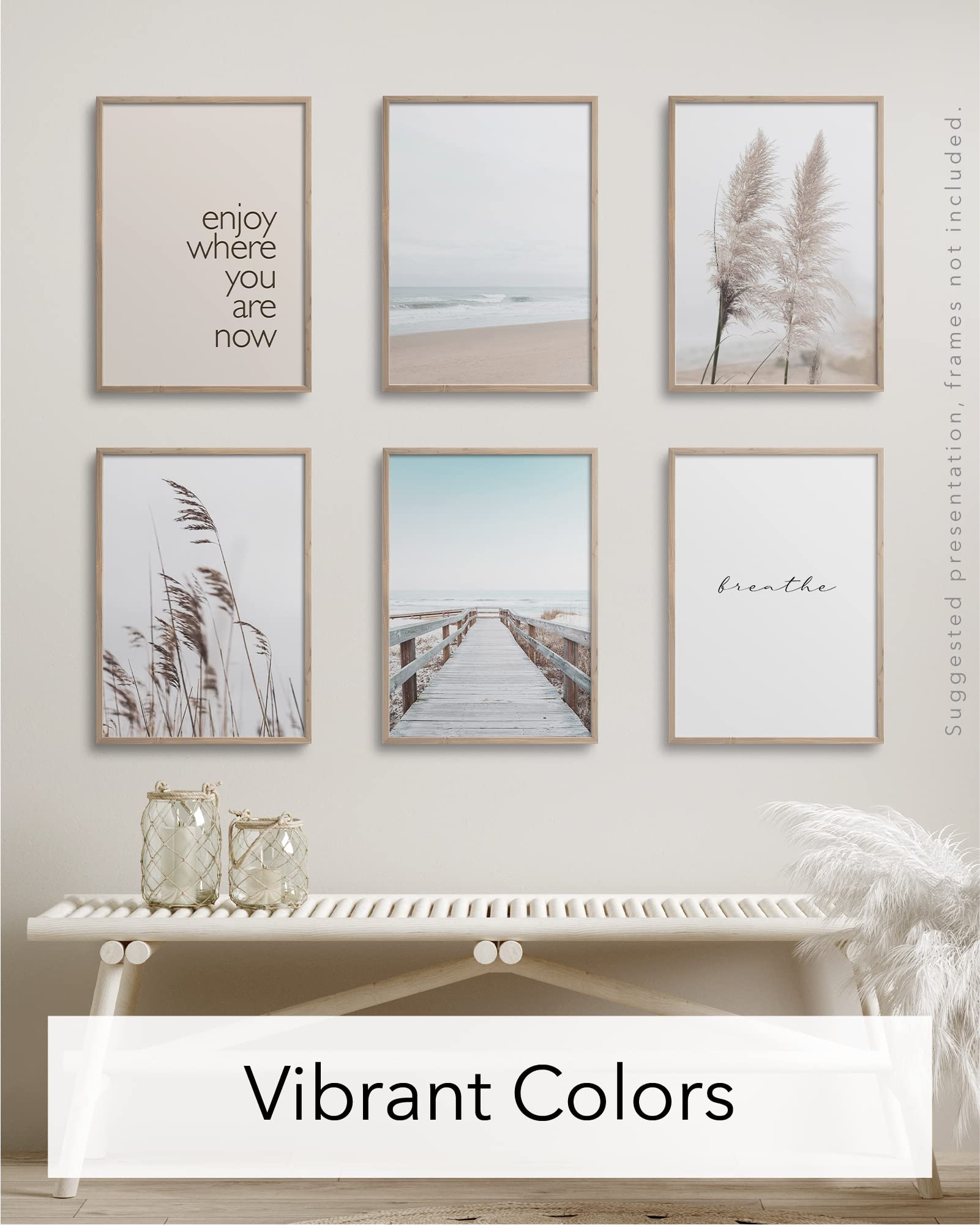 Papierschmiede® Mood Poster Set Stampe da Parete « Era Glaciale » Quadri moderni per Soggiorno e