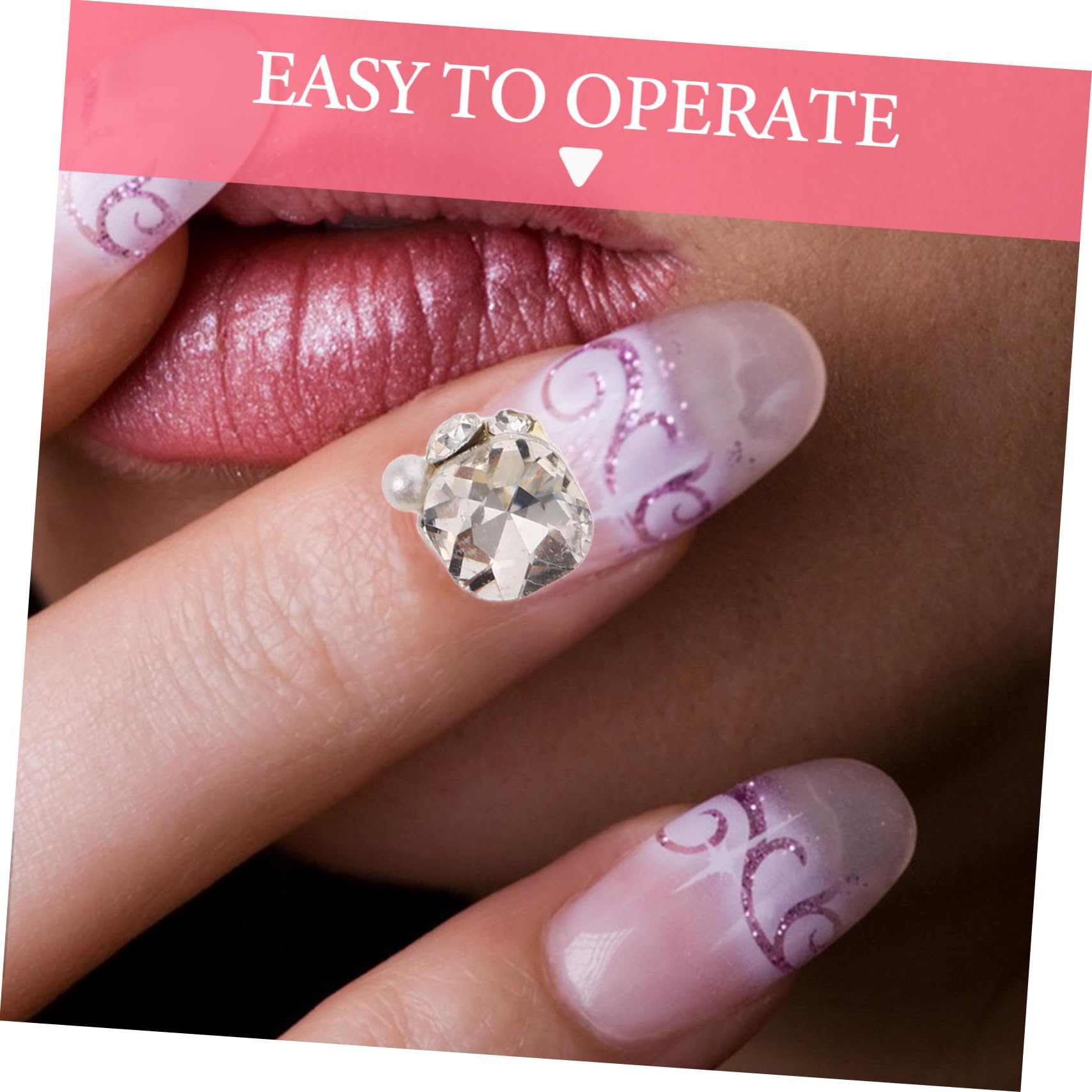144 Pezzi Nail Glass Rhinestones Kit Trasparenti Flatback Charms per Creazioni Gioielli e Decorazioni Nail Art DIY