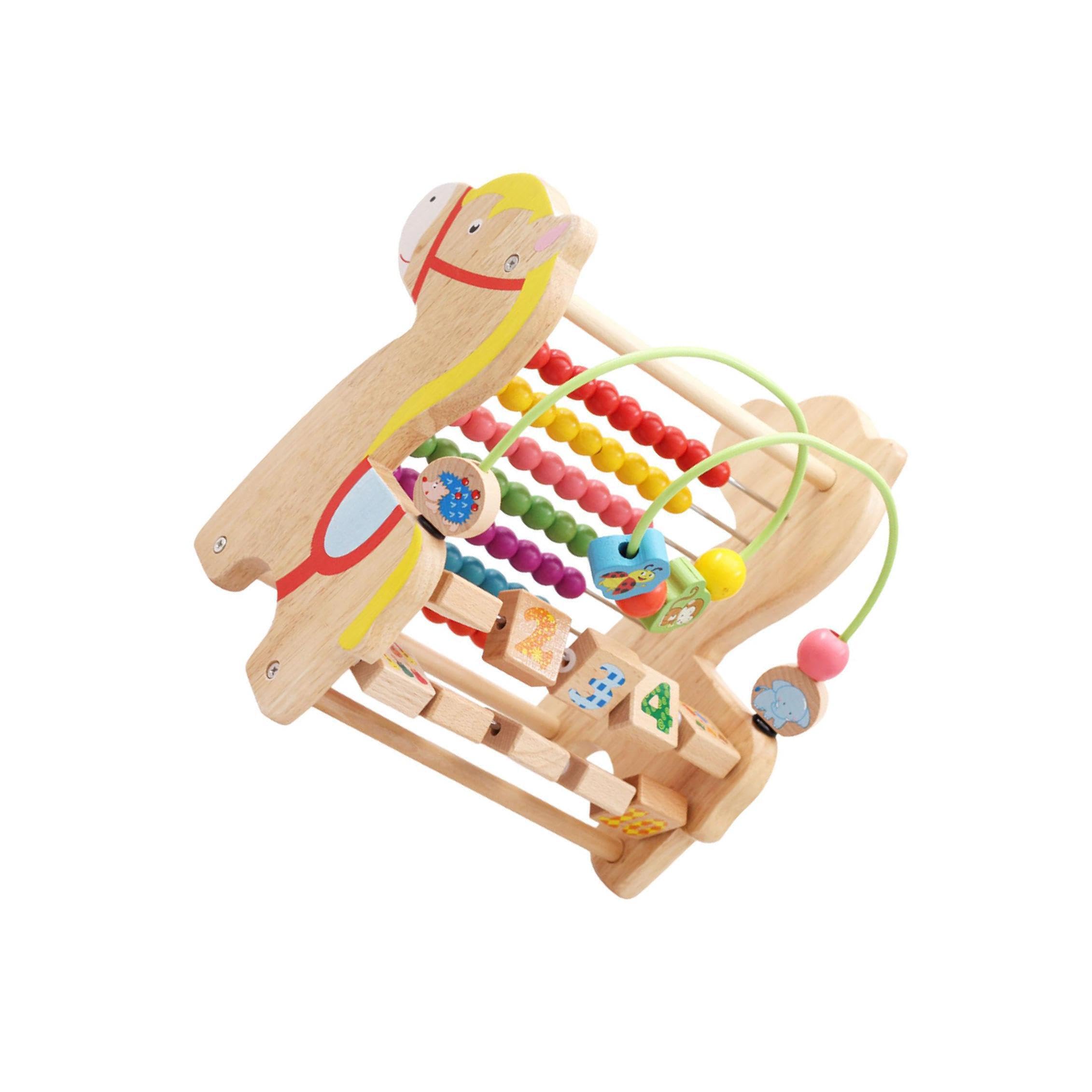 Labirinto di perline giocattolo per bambini piccoli giocattoli educativi giocattoli di perline in legno per neonati