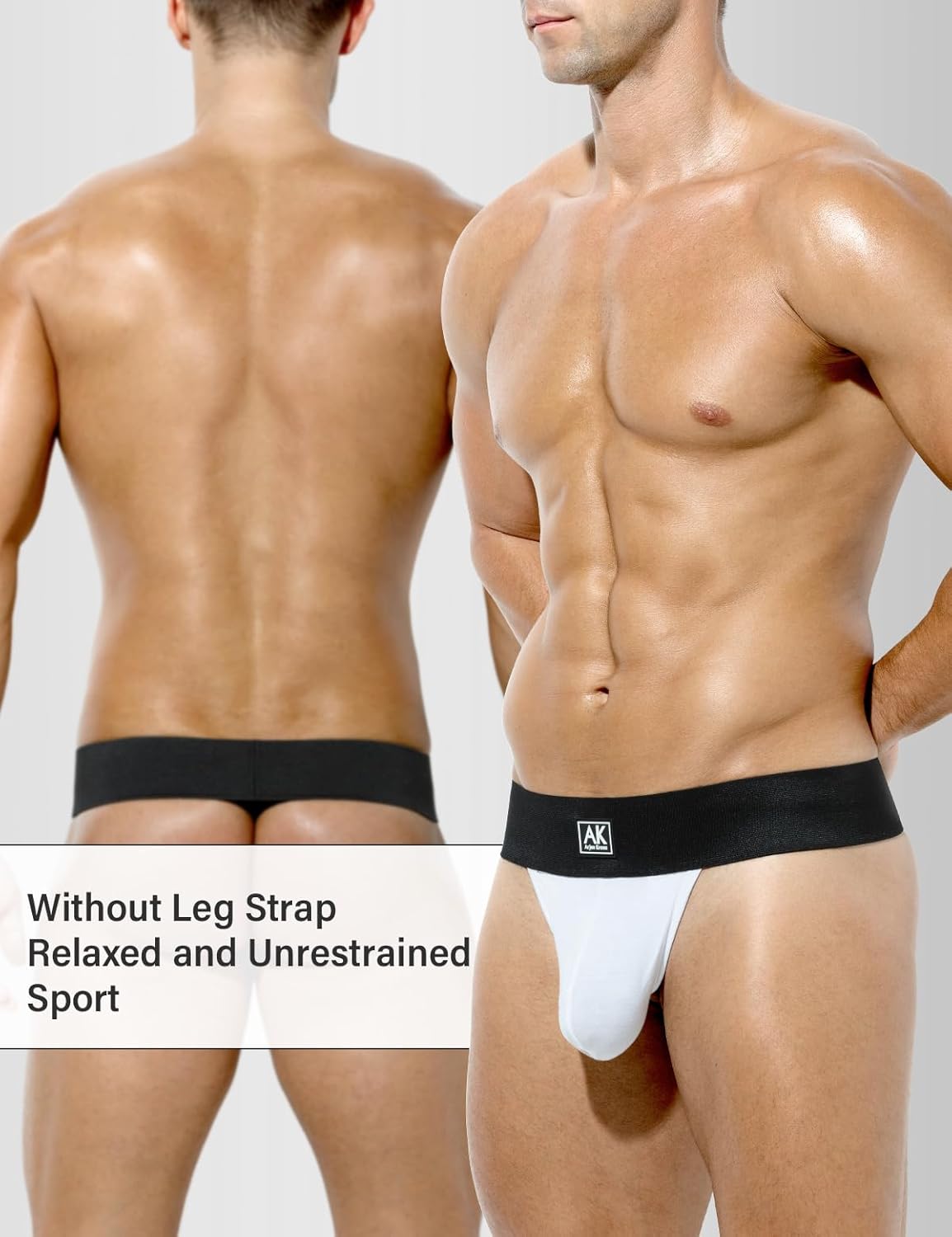 Arjen Kroos Jock Strap-Free Back for Men Thong Dual Pouch Underwear Jockstraps Modal Athletic Supporter - Image 2