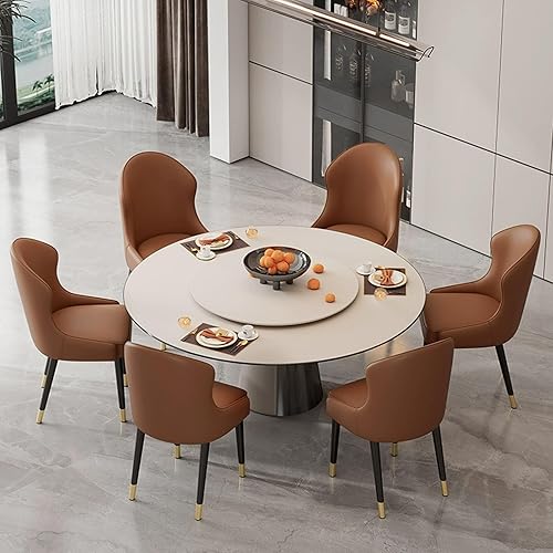 Miniatura 8 de JKGHK Dining Chairs Set of 2, Leather Living Room Chair, Upholstered Kitchen Chairs with Backrest, Armless Side Chair with Metal Leg, for Kitchen,