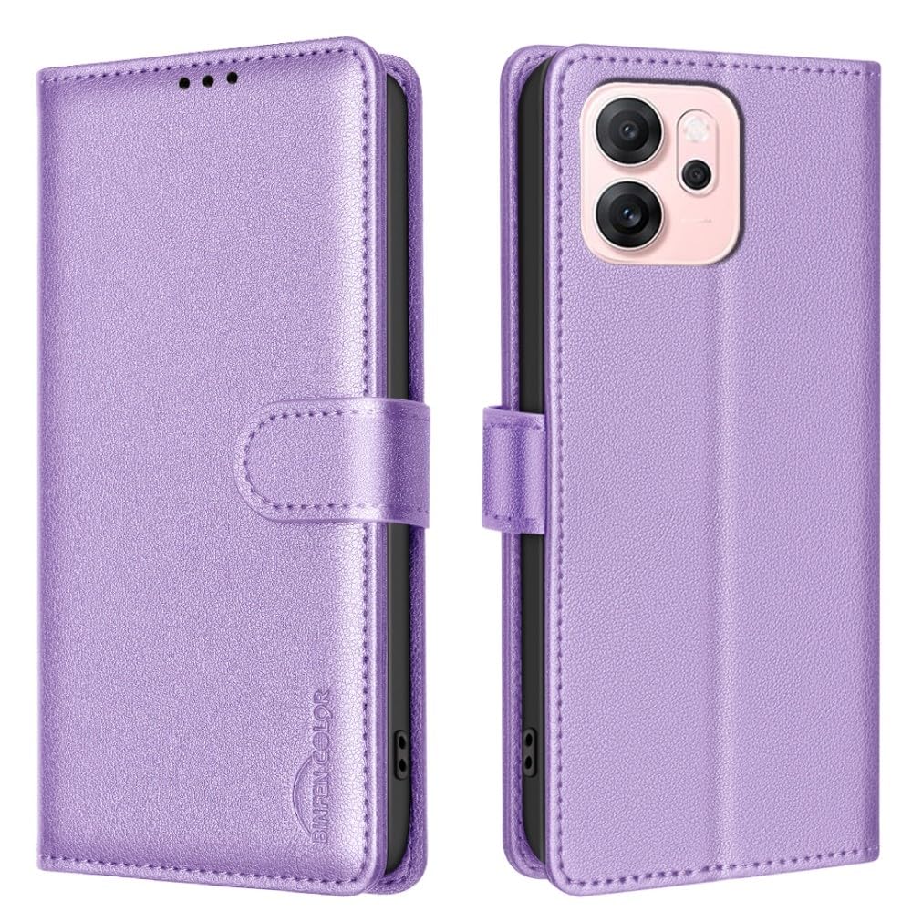 Étui en cuir Moto G05 clapet haut de gamme violet protection fine et élégante