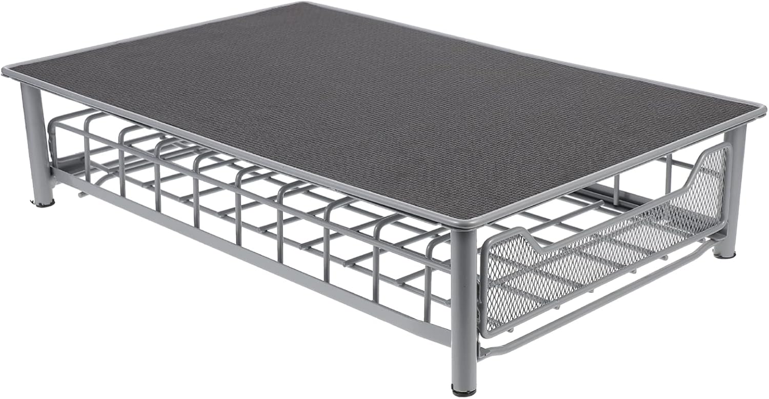 Hemoton Capsule Coffee Holder Iron Coffee Pods Drawer Capsule Coffee Storage Organizer Pods Holder Capsule Coffee Stand for Counter Coffee Bar