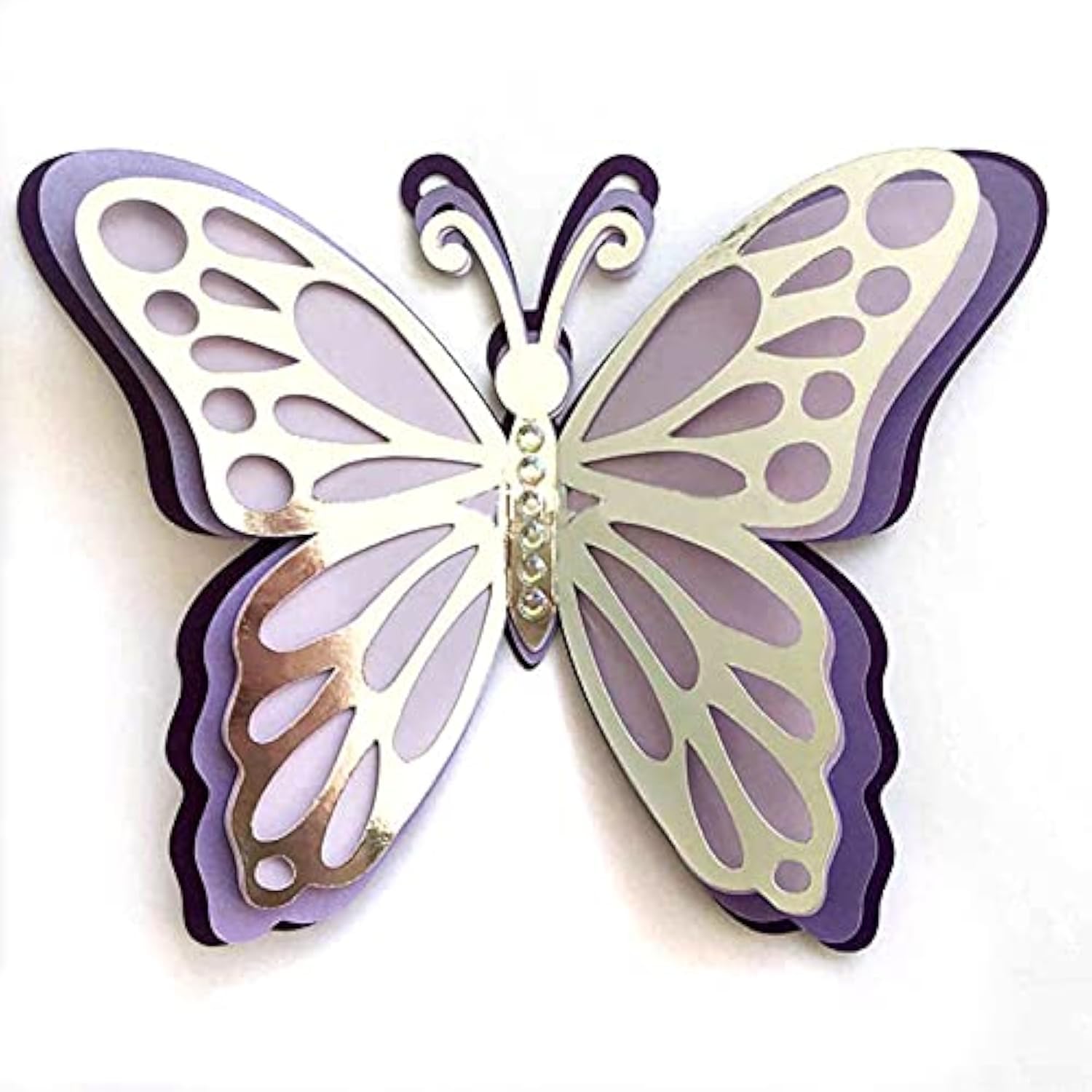 3 Piezas 3D Mariposa Metal Troqueles De Troquelado Caja