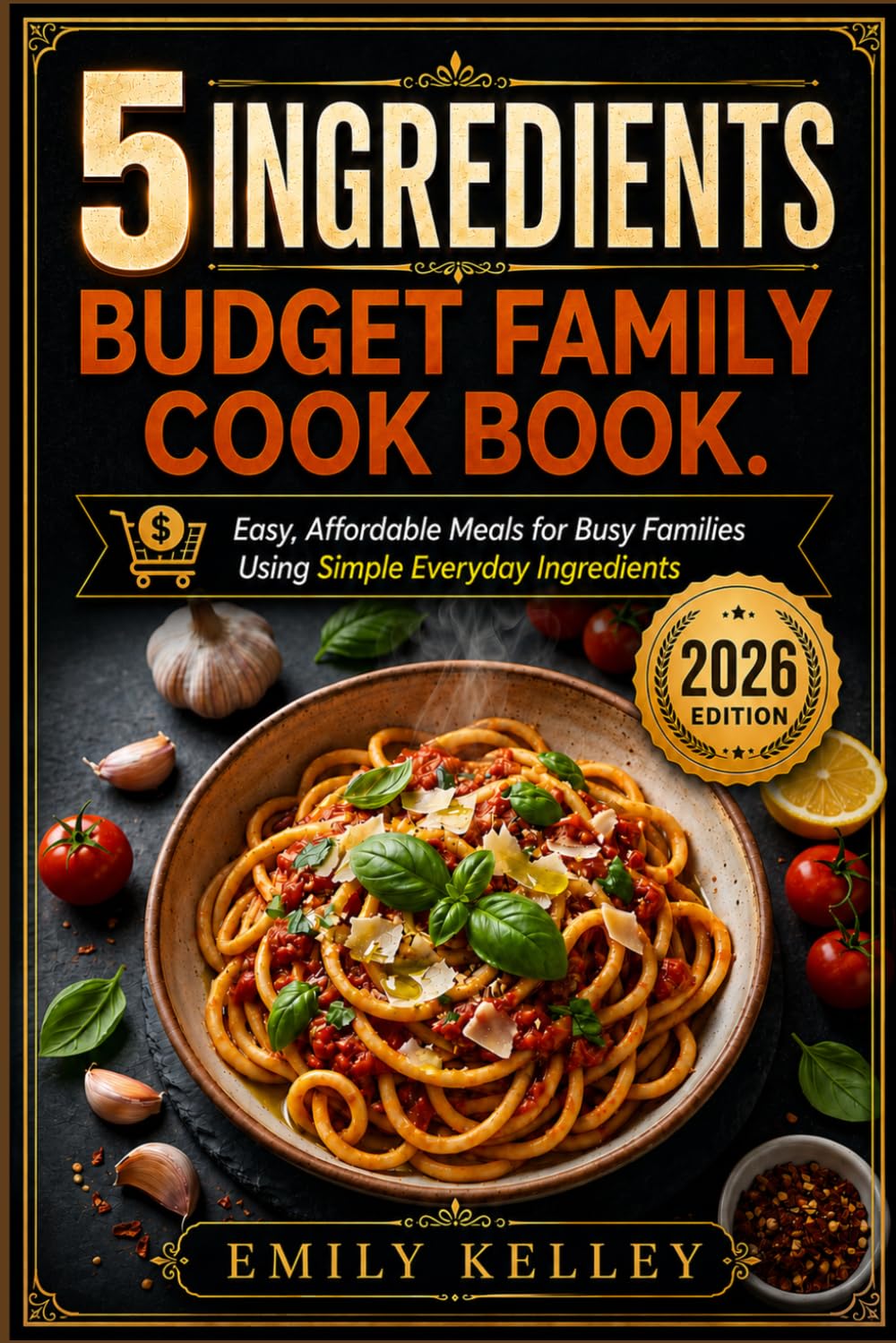 5 INGREDIENTS BUDGET FAMILY COOK BOOK: Easy, Affordable Meals for Busy Families Using Simple Everyday Ingredients