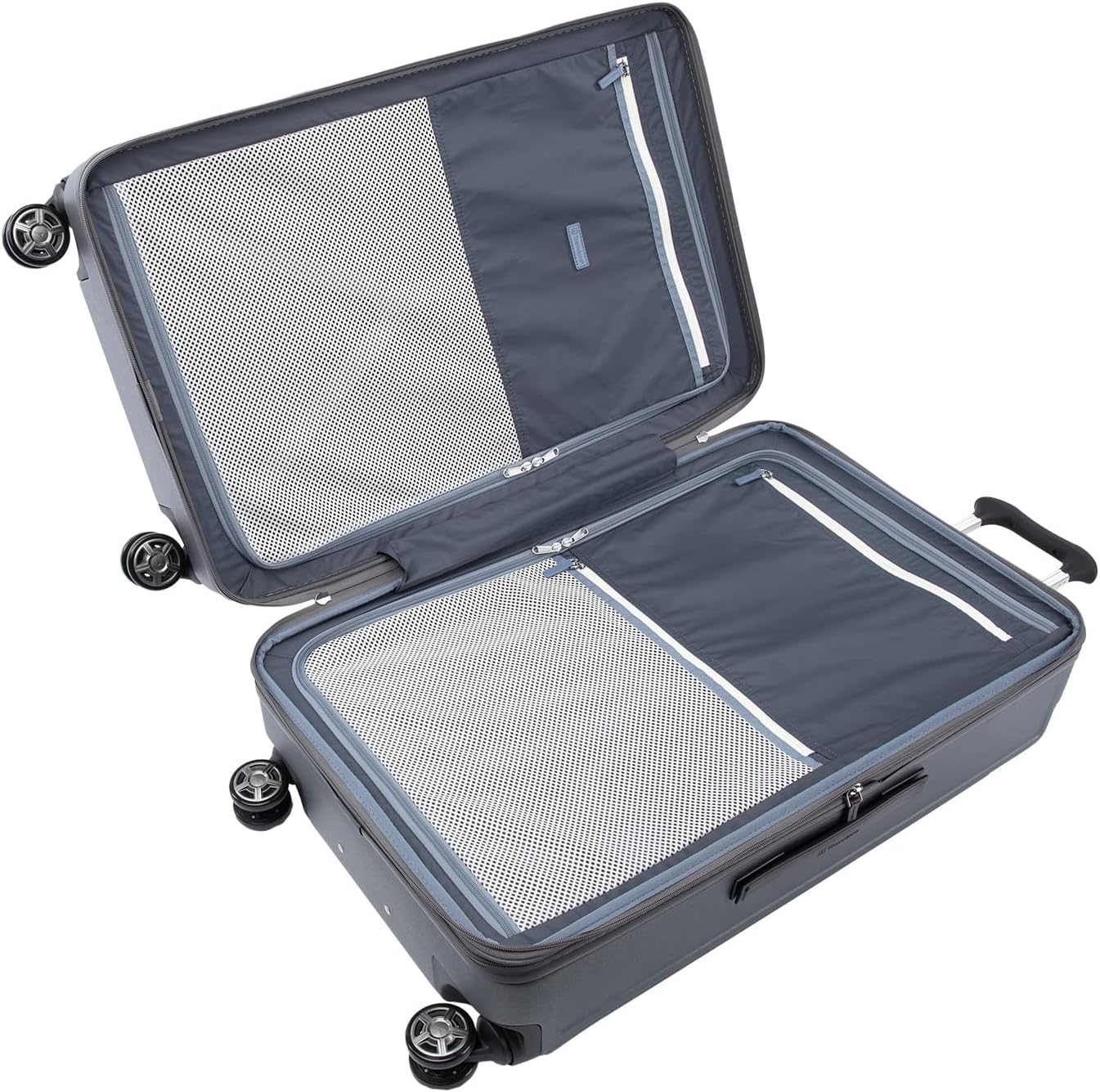review Travelpro Platinum Elite Hardside Expandable Spinner Wheel Luggage TSA Lock Hard Shell Polycarbonate Suitcase, Vintage Grey, Checked-Large 28-Inch