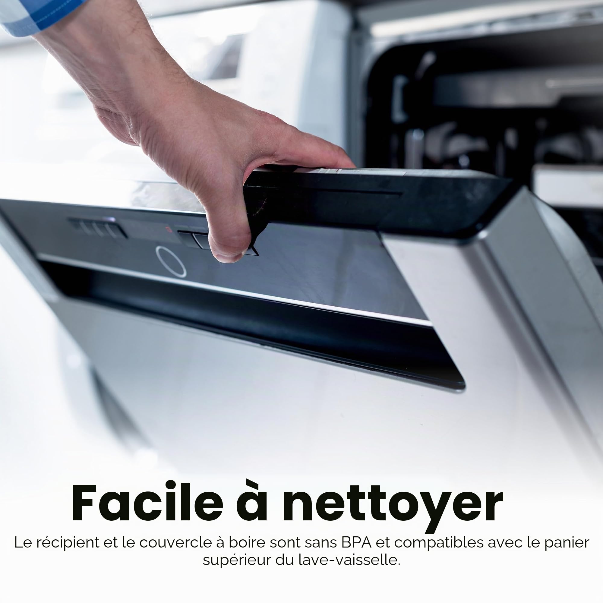 Ninja Blast BC151MB – Mélangeur portable sans fil, récipient de 532 ml, mélangeur personnel pour shakes et smoothies, sans BPA, couvercle étanche et bec verseur à gorgée, rechargeable par USB-C, passe