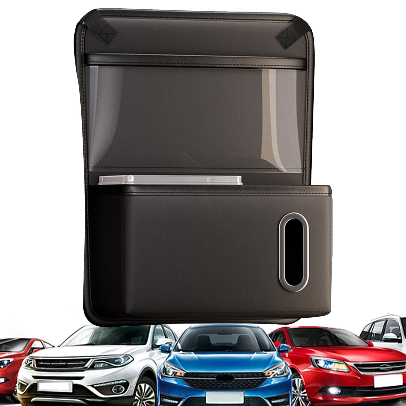 Filet de rangement pour siège de voiture et organiseur multifonction en maille stable