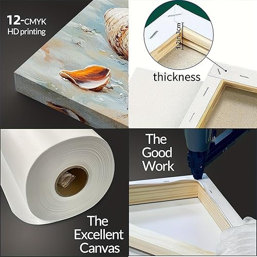 Miniatura 7 de Canvas Wall Art Painting Retro Synthwave Black White Cat Neon Geometric Shapes Layered Framed Motivational Ready To Hang Modern Decor for Bedroom