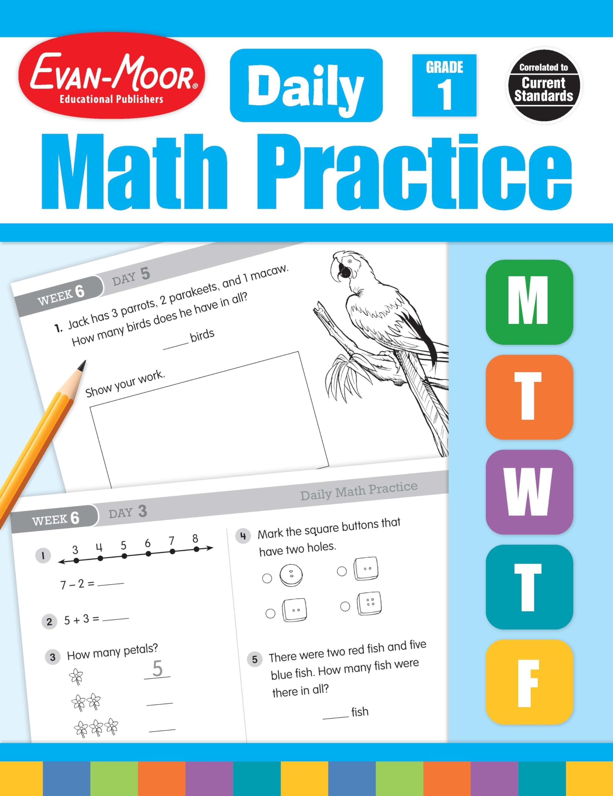 Daily Math Practice, Grade 1