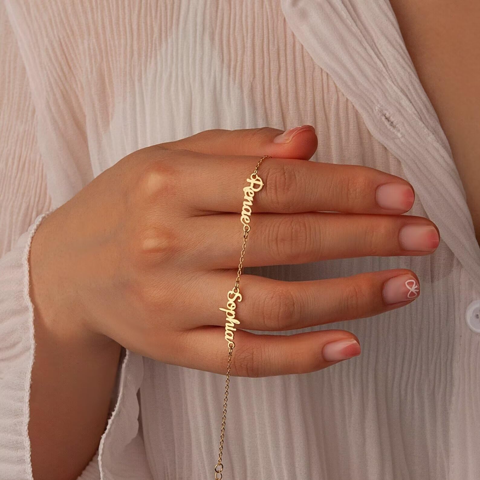 Pulsera con nombre para mujer - Pulsera con nombre múltiple - Pulsera con nombre personalizada de plata de ley 925 - Regalo de pulsera con nombre de bebé para mamá