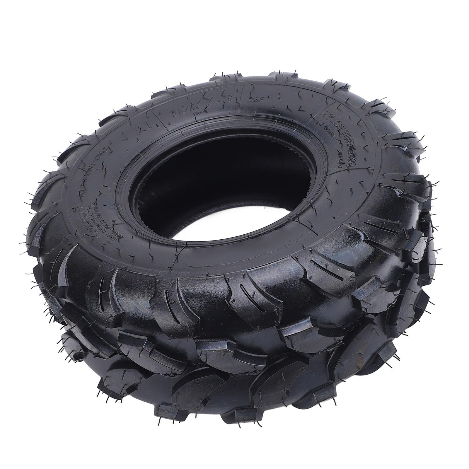 Le Caoutchouc 19x7x8 Tout Le Pneu de Roue de Terrain a augmenté la Traction pour L'AJUST UNIVERSEL de Kart de Chariot de Quadruple