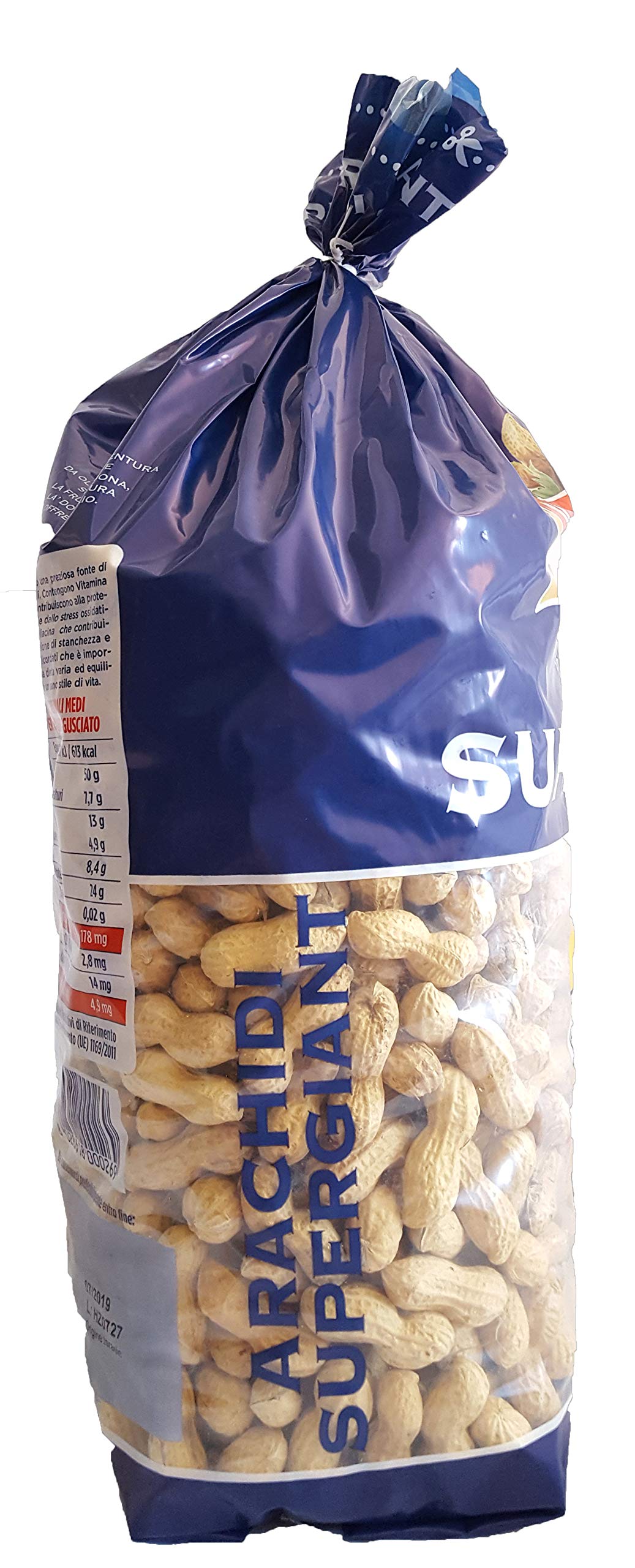 ARACHIDI SUPERGIANT | Il Turco | 4 Kg | Tostate in Guscio
