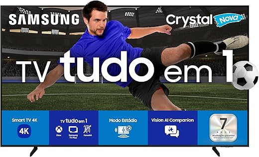 Samsung 50" Smart TV Crystal UHD 4K U8600F - 2025